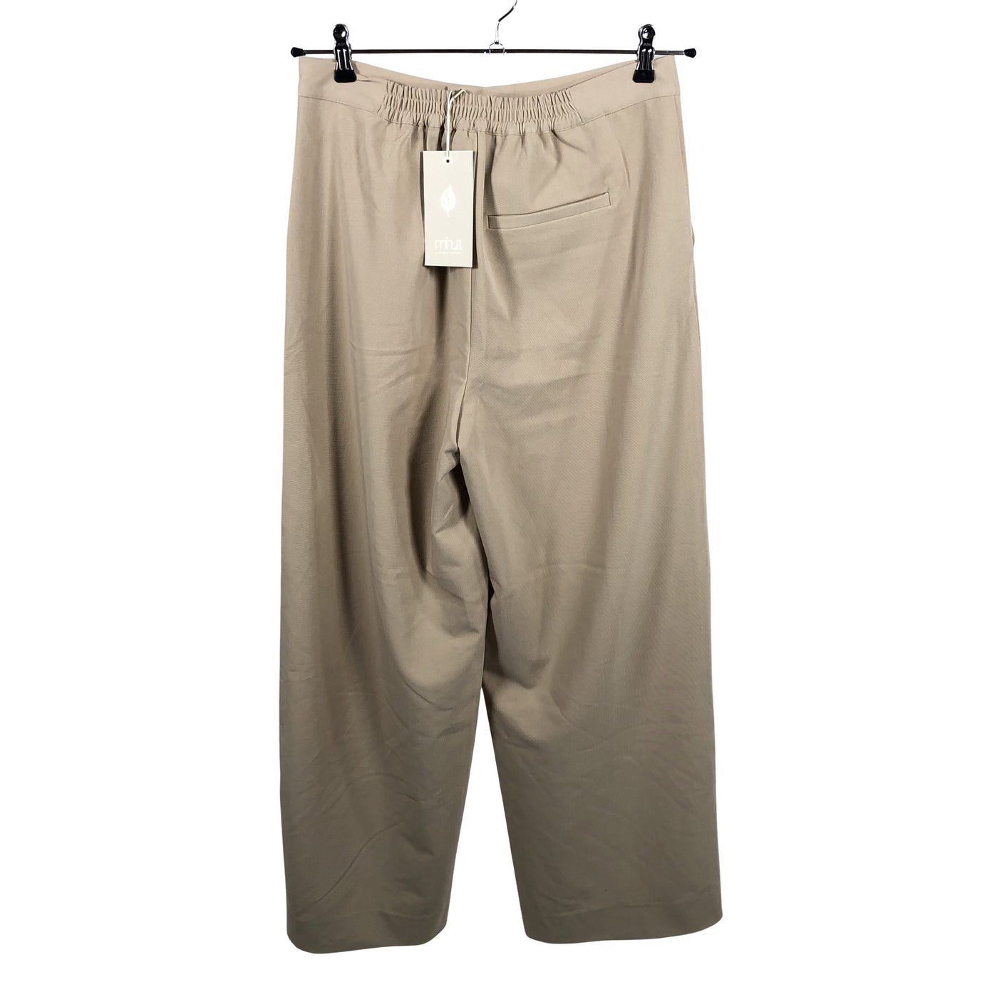 Unisex Minus - Straight leg trousers, size 38 - Beige (3)