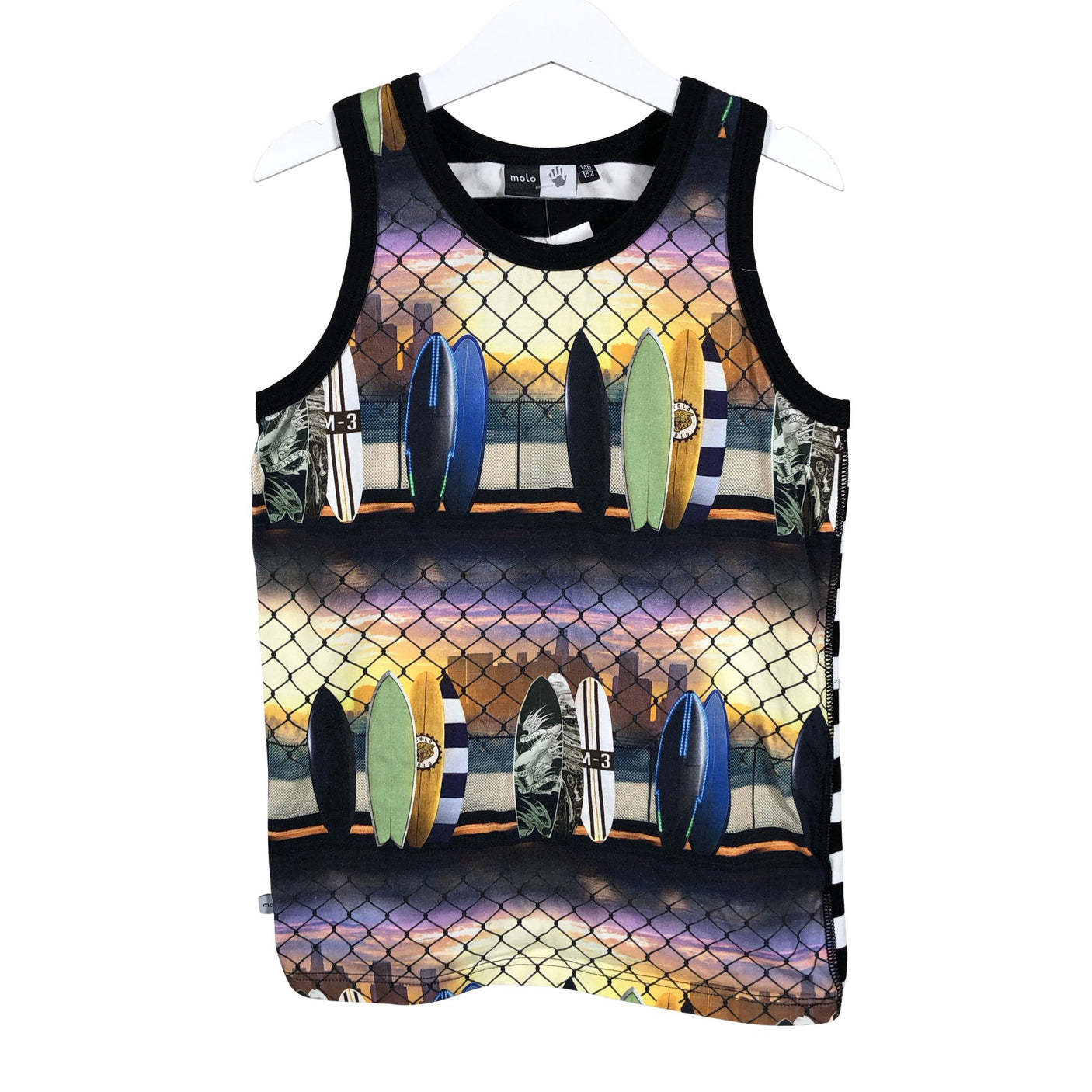 Unisex Molo Kids - Sleeveless shirt, size 146 - 152 - Black (2)