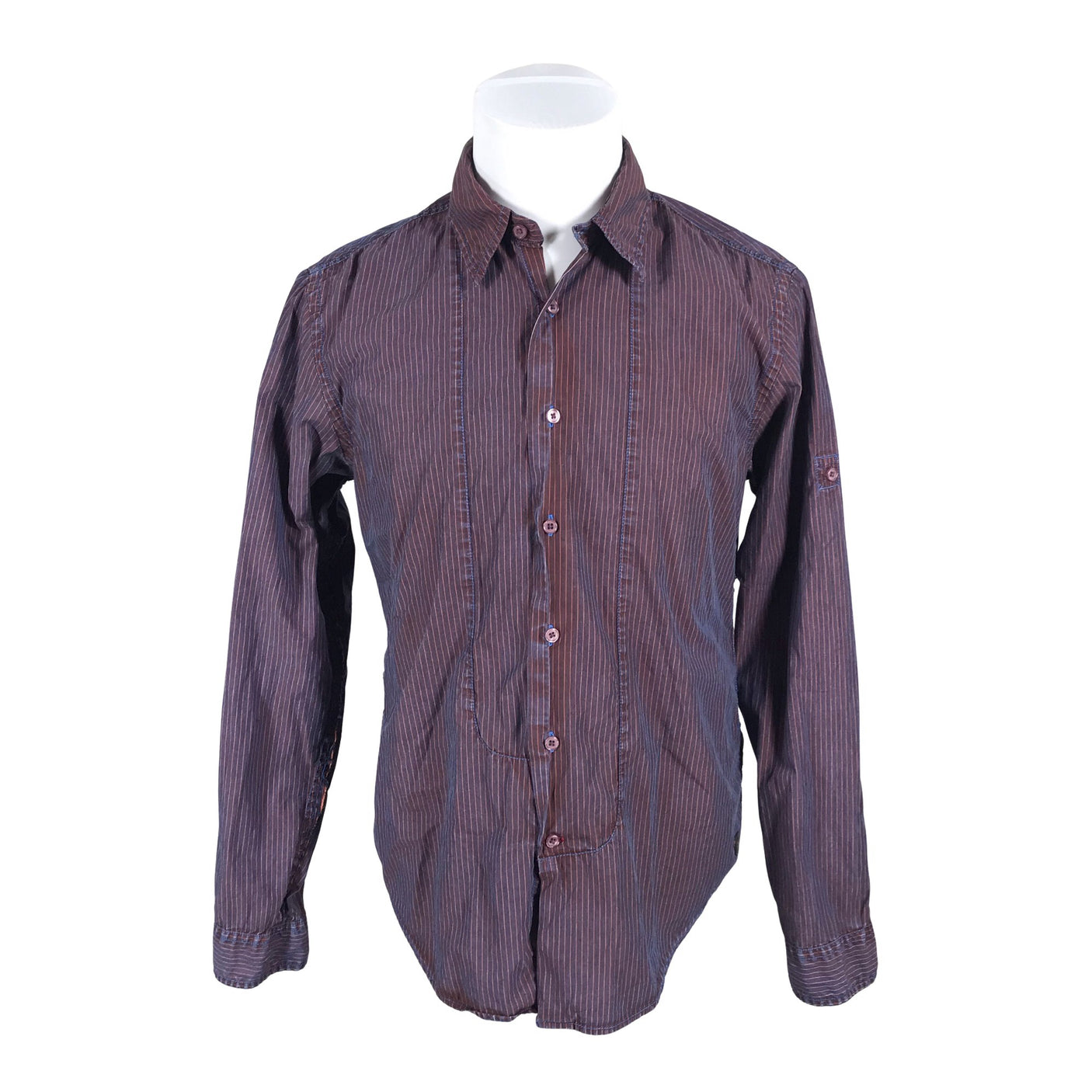 Unisex Guess - Collared shirt, size M - Brown (1)