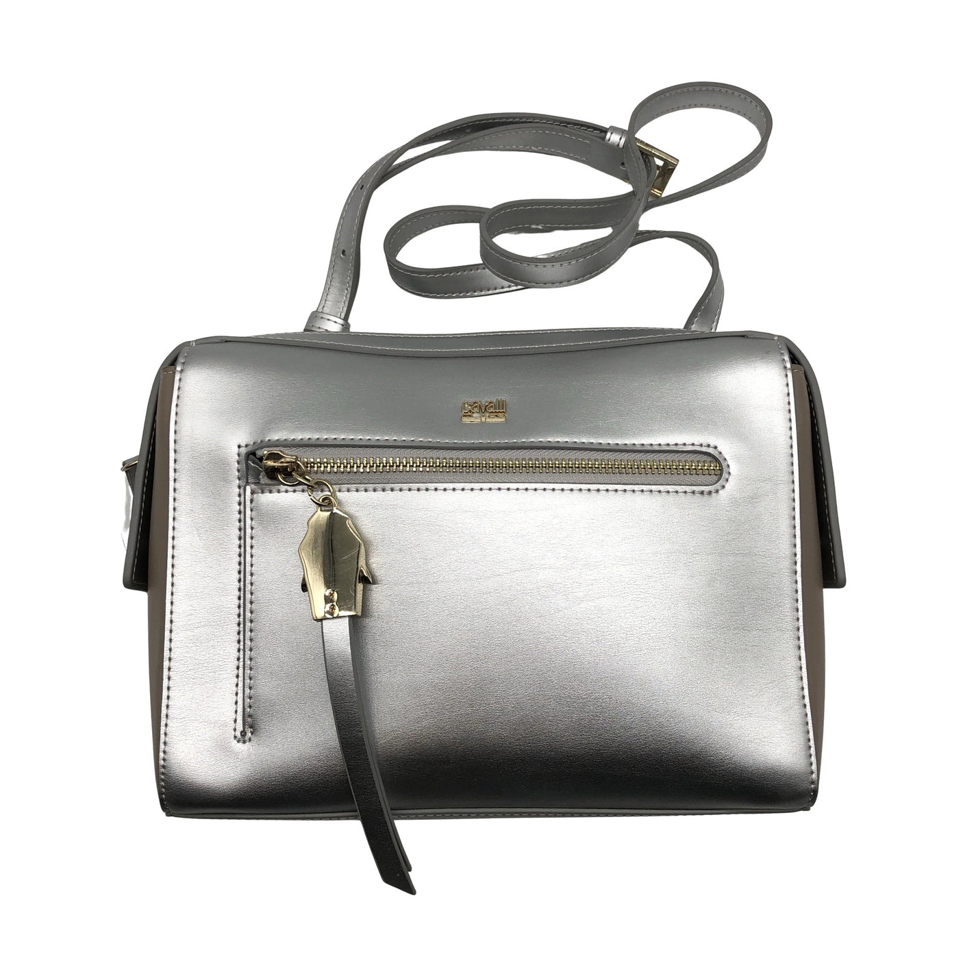 Unisex Roberto Cavalli - Shoulder bag, size Midi - Silver (1)