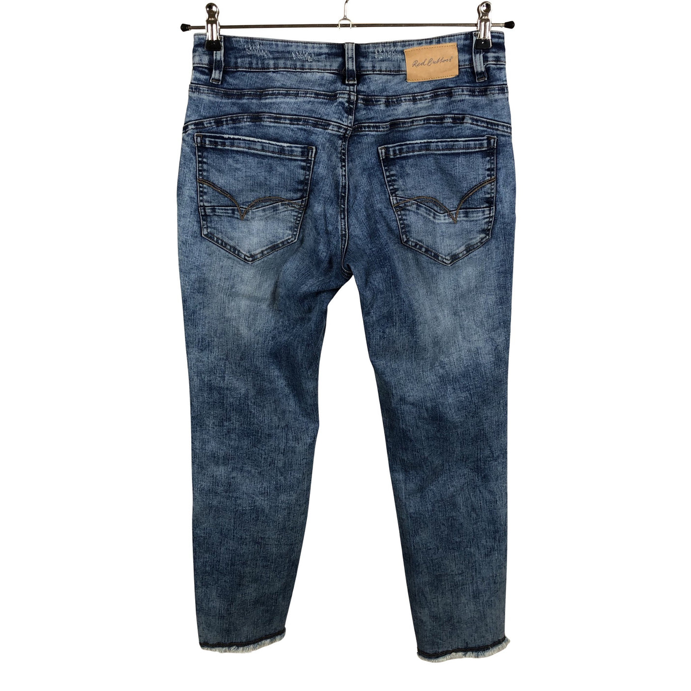Unisex Red Button - Jeans, size 38 - Blue (3)
