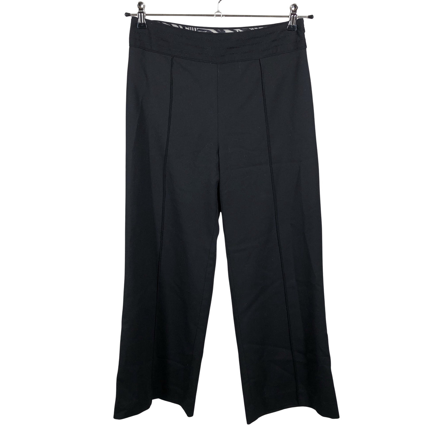 Unisex Per Una by Marks & Spencer - Straight leg trousers, size 36 - Black (1)