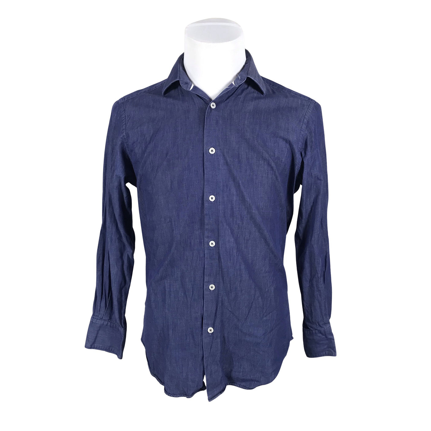 Unisex T.M.Lewin & Sons - Denim shirt, size M - Blue (1)