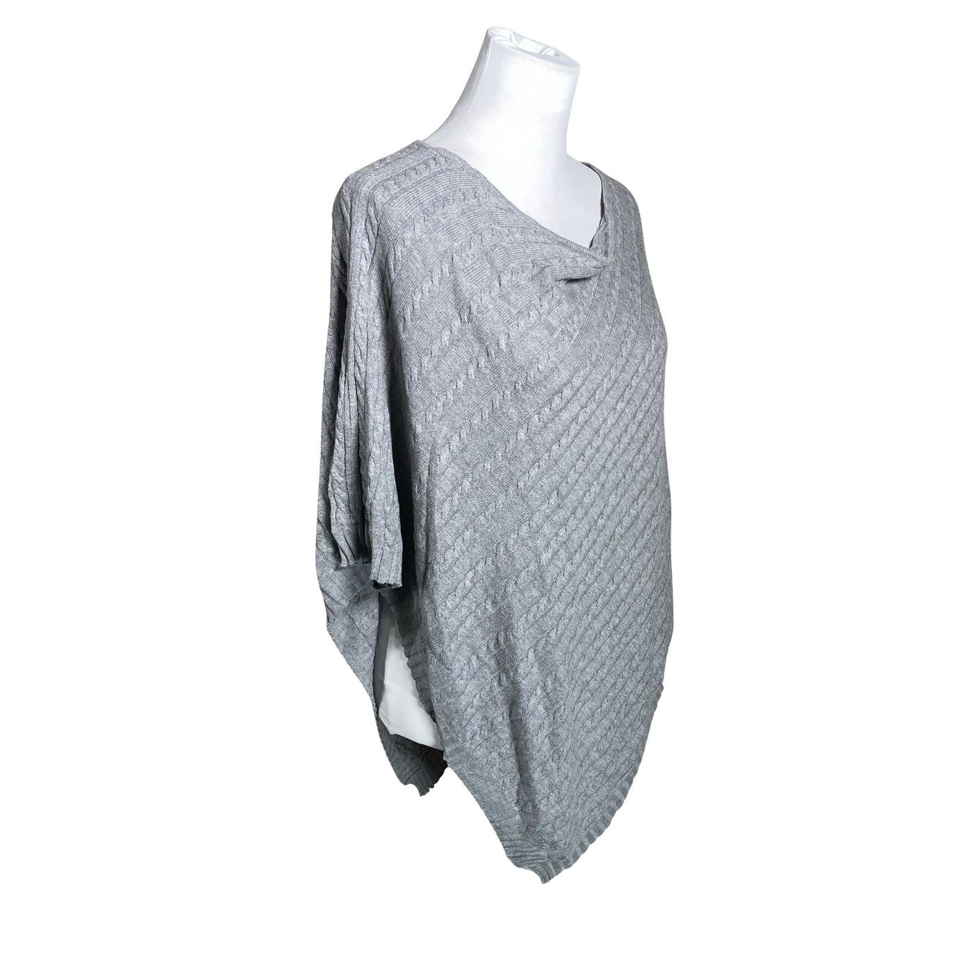 Unisex Your Face - Poncho, size 38 - Gray (2)