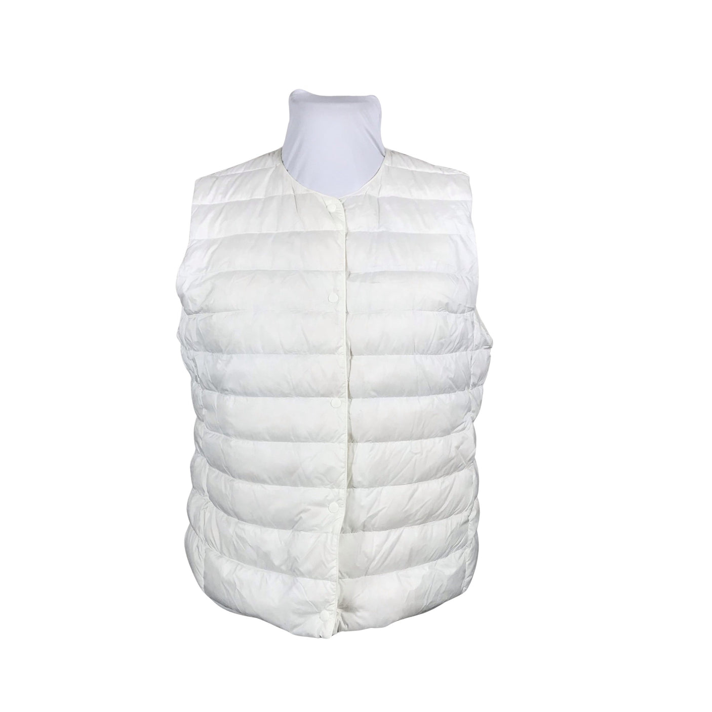 Unisex Uniqlo - Winter vest, size 44 - White (1)