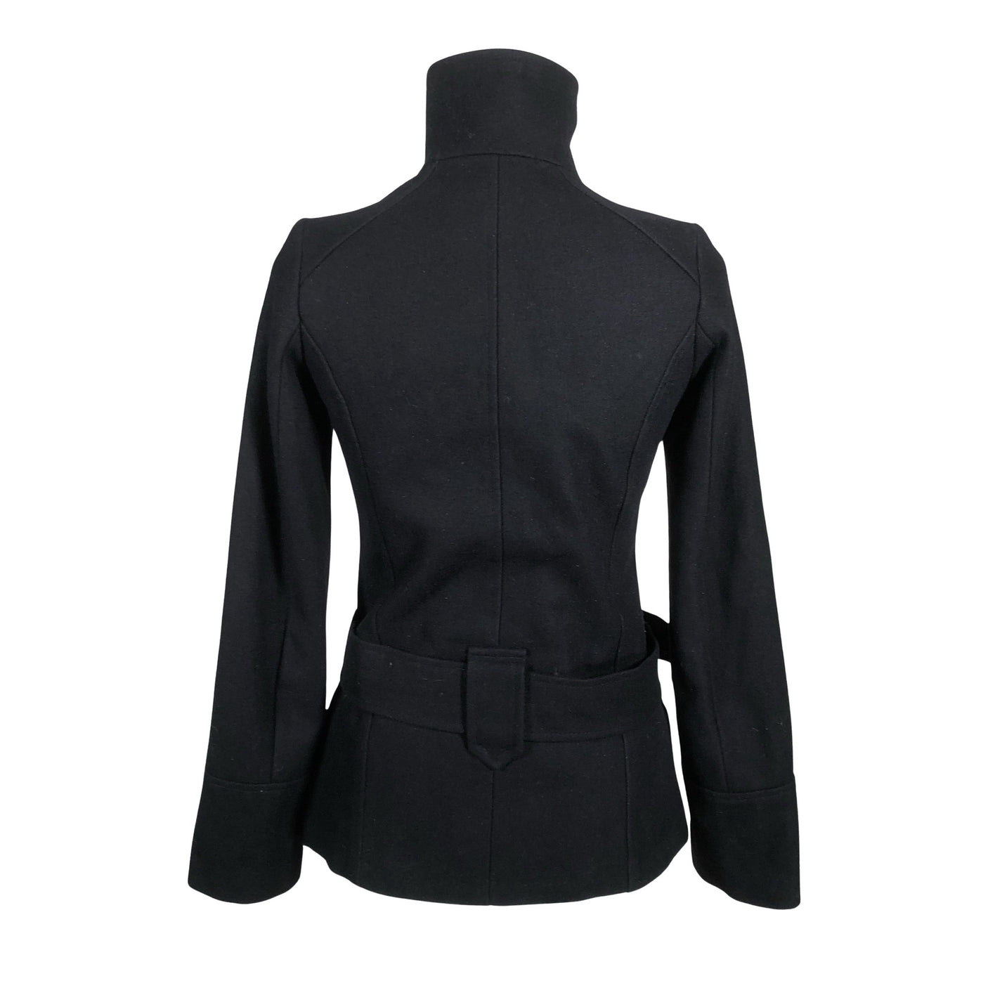 Unisex SisterS point - Wool coat, size 34 - Black (2)