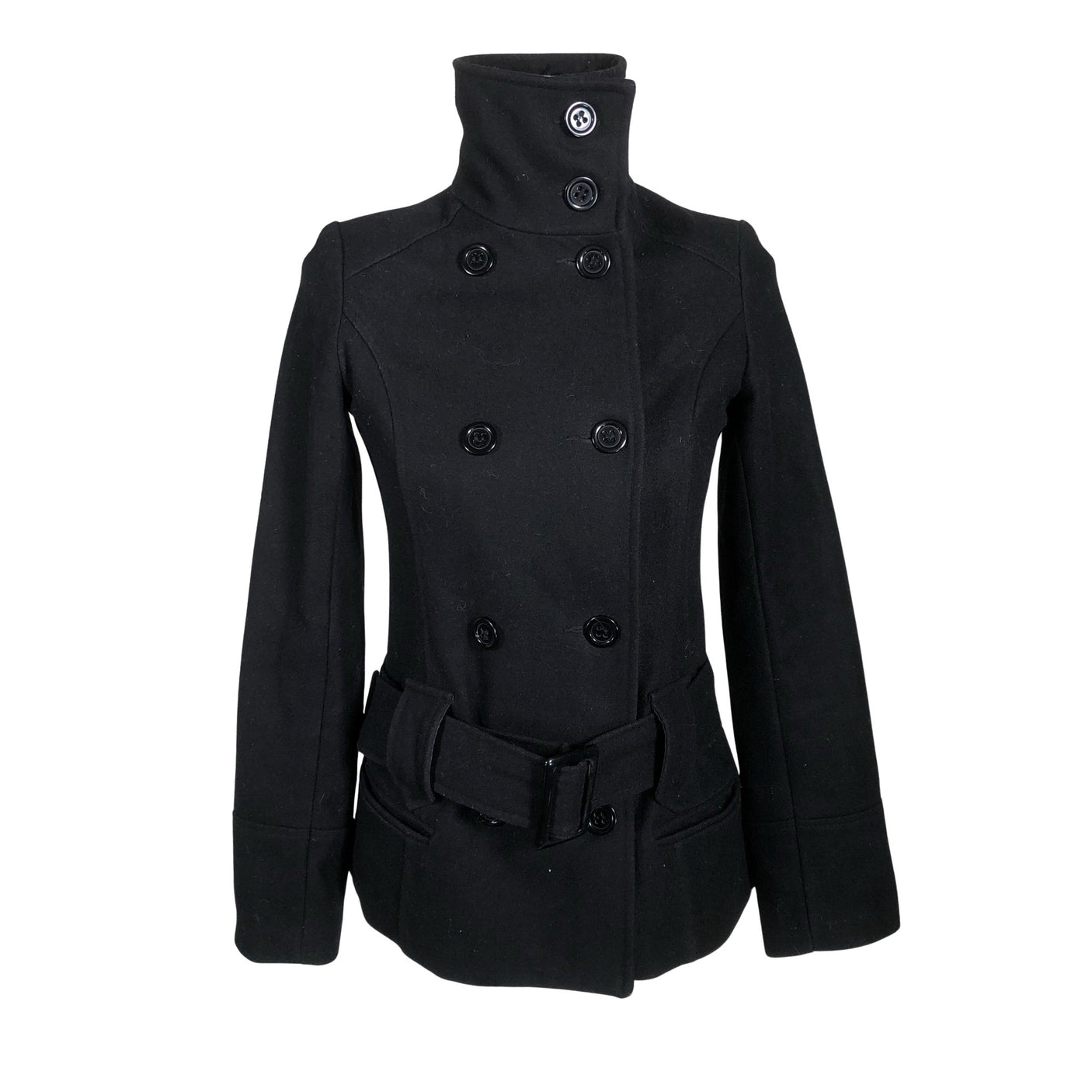 Unisex SisterS point - Wool coat, size 34 - Black (1)