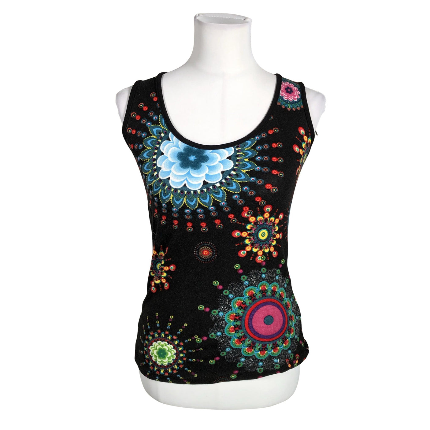 Unisex Desigual - Tricot tank top, size 38 - Black (1)