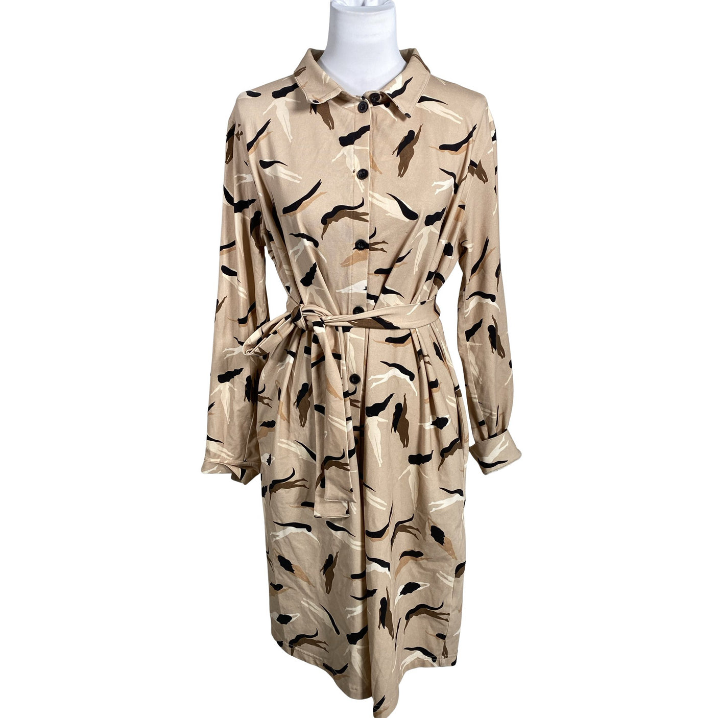 Unisex Yo Zen - Tricot dress, size 40 - Beige (1)