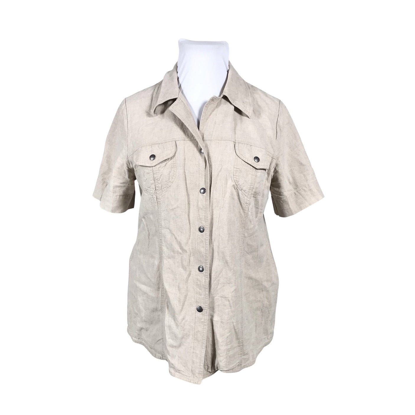 Unisex Godske - Short-sleeved blouse, size 44 - Beige (1)
