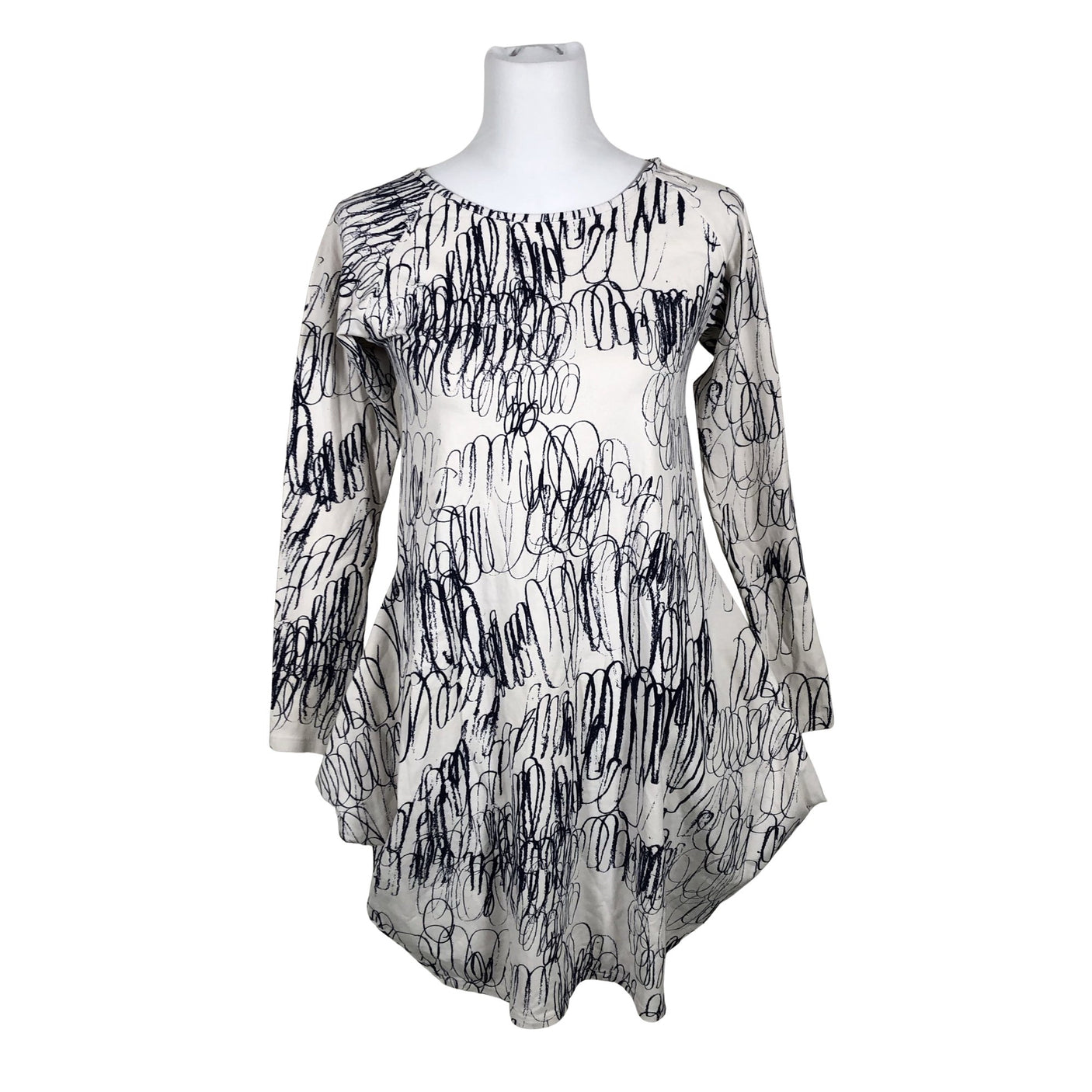 Unisex Papu - Tricot tunic, size 36 - White (1)