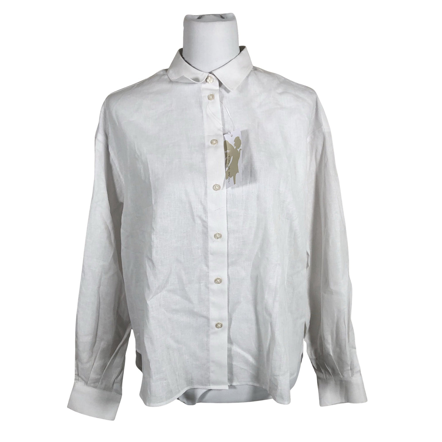Unisex House of Lola - Collared shirt, size 38 - White (1)