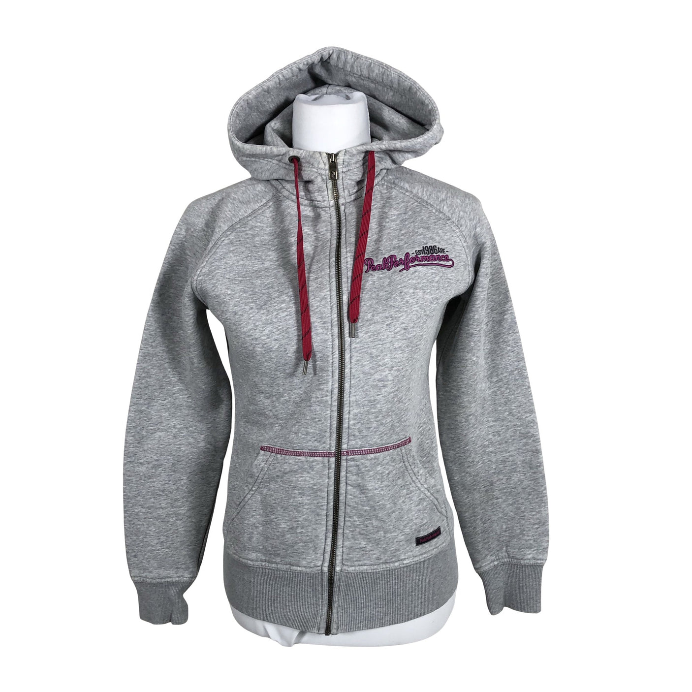 Unisex Peak Performance - Hoodie, size 38 - Gray (1)