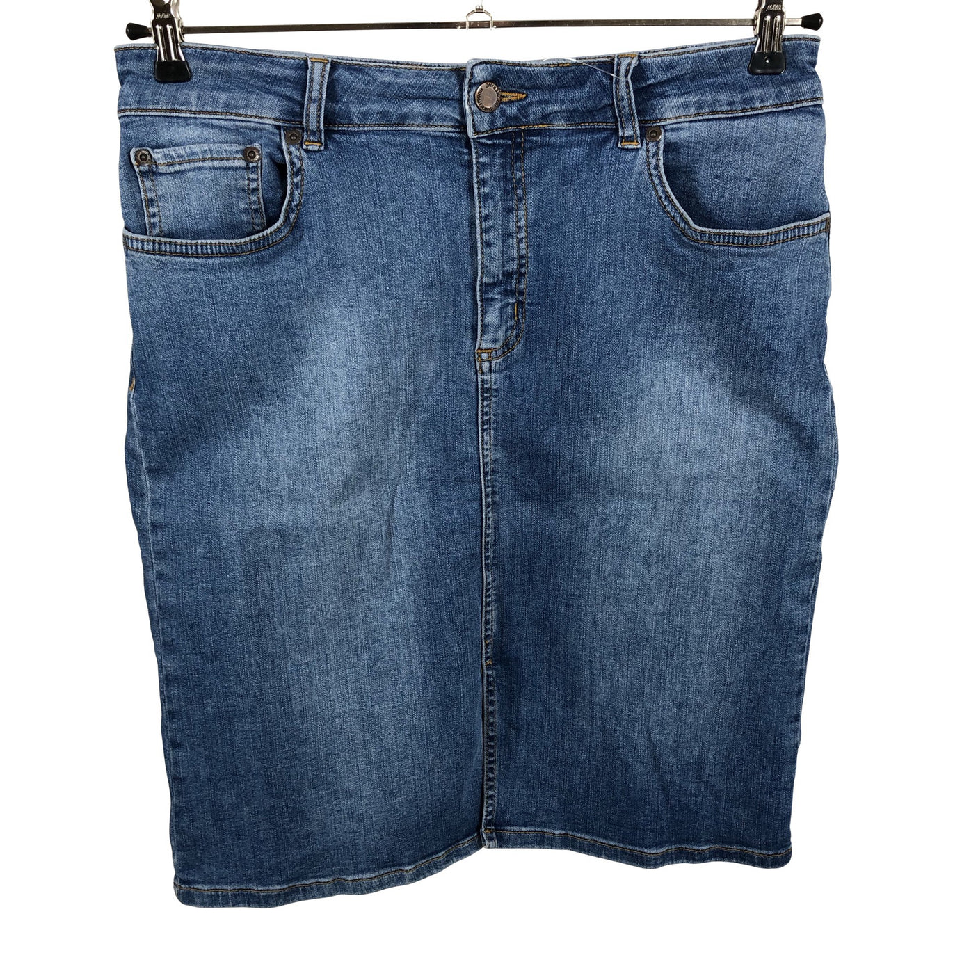 Unisex Boomerang - Denim skirt, size 40 - Blue (1)