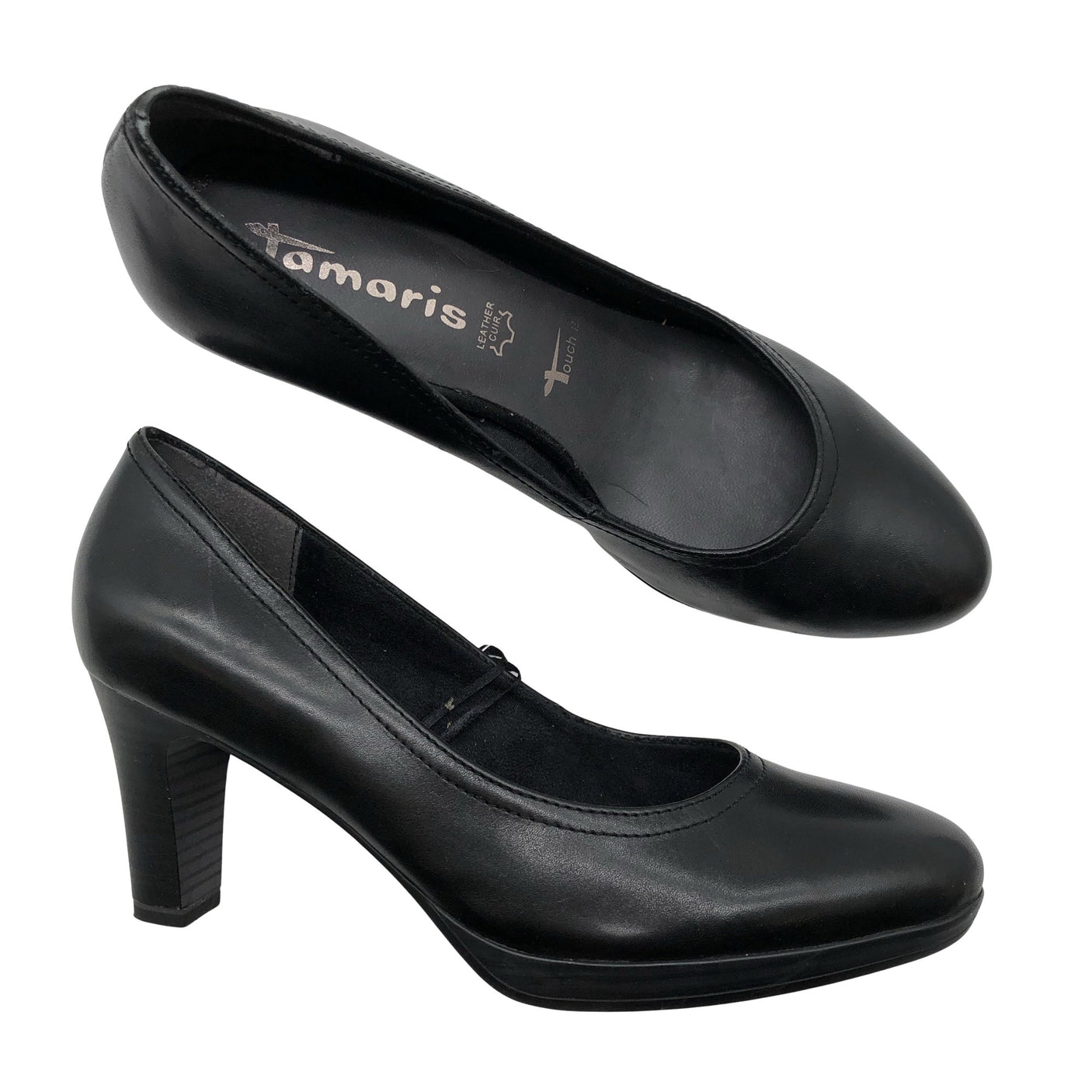 Unisex Tamaris - High heels, size 39 - Black (1)