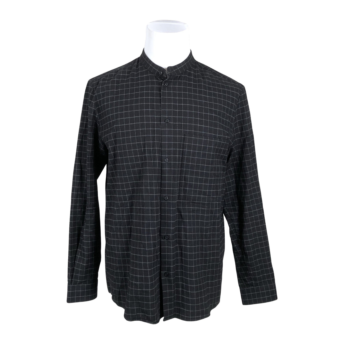Unisex COS - Flannel shirt, size M - Black (1)