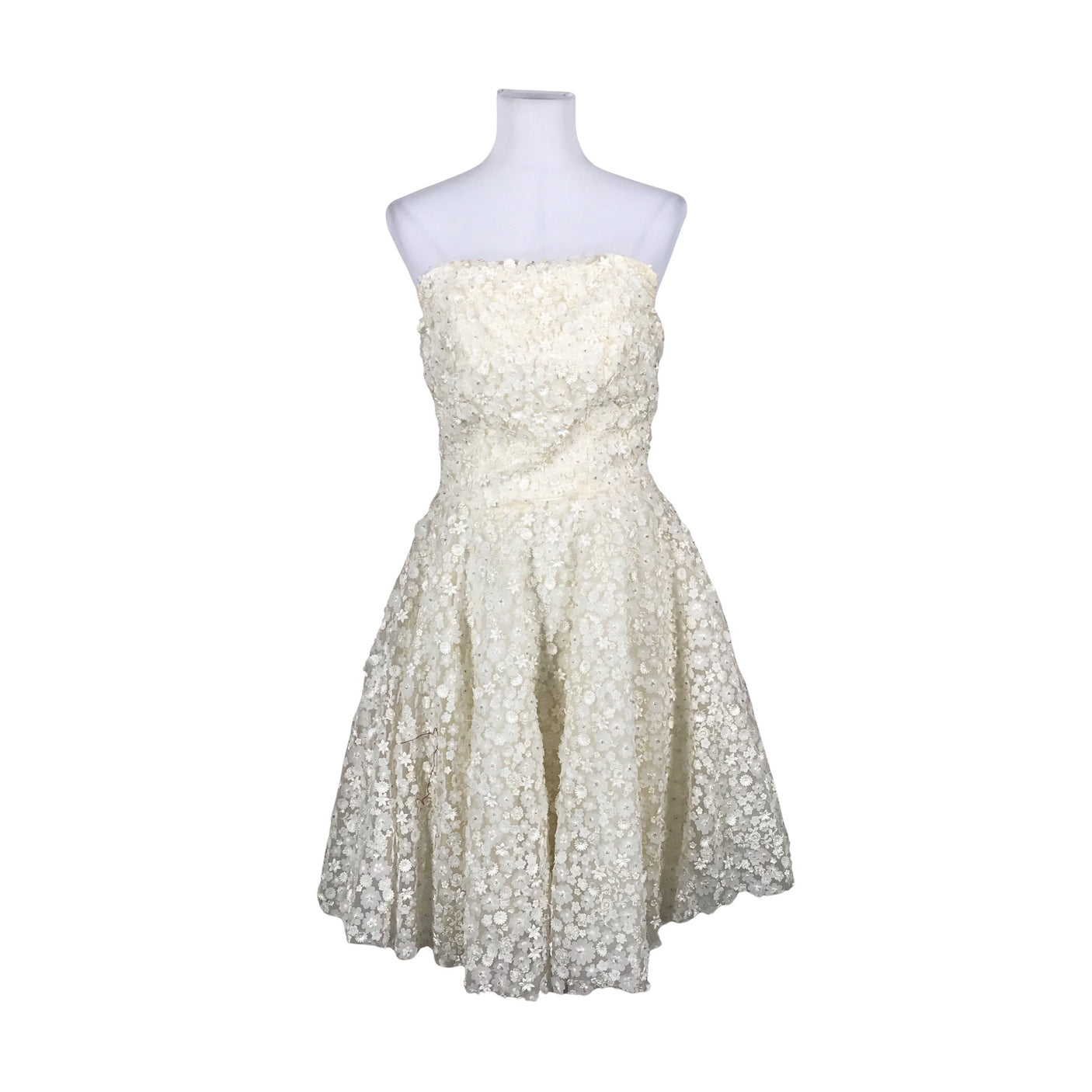 Unisex Muotikuu - Party dress, size 36 - White (1)