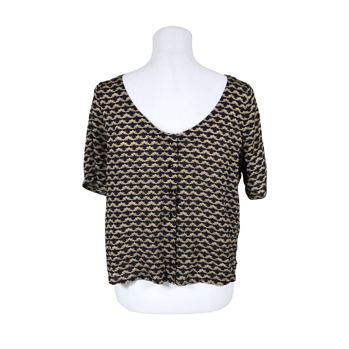 Unisex Rodebjer - Short-sleeved blouse, size 34 - Beige (2)