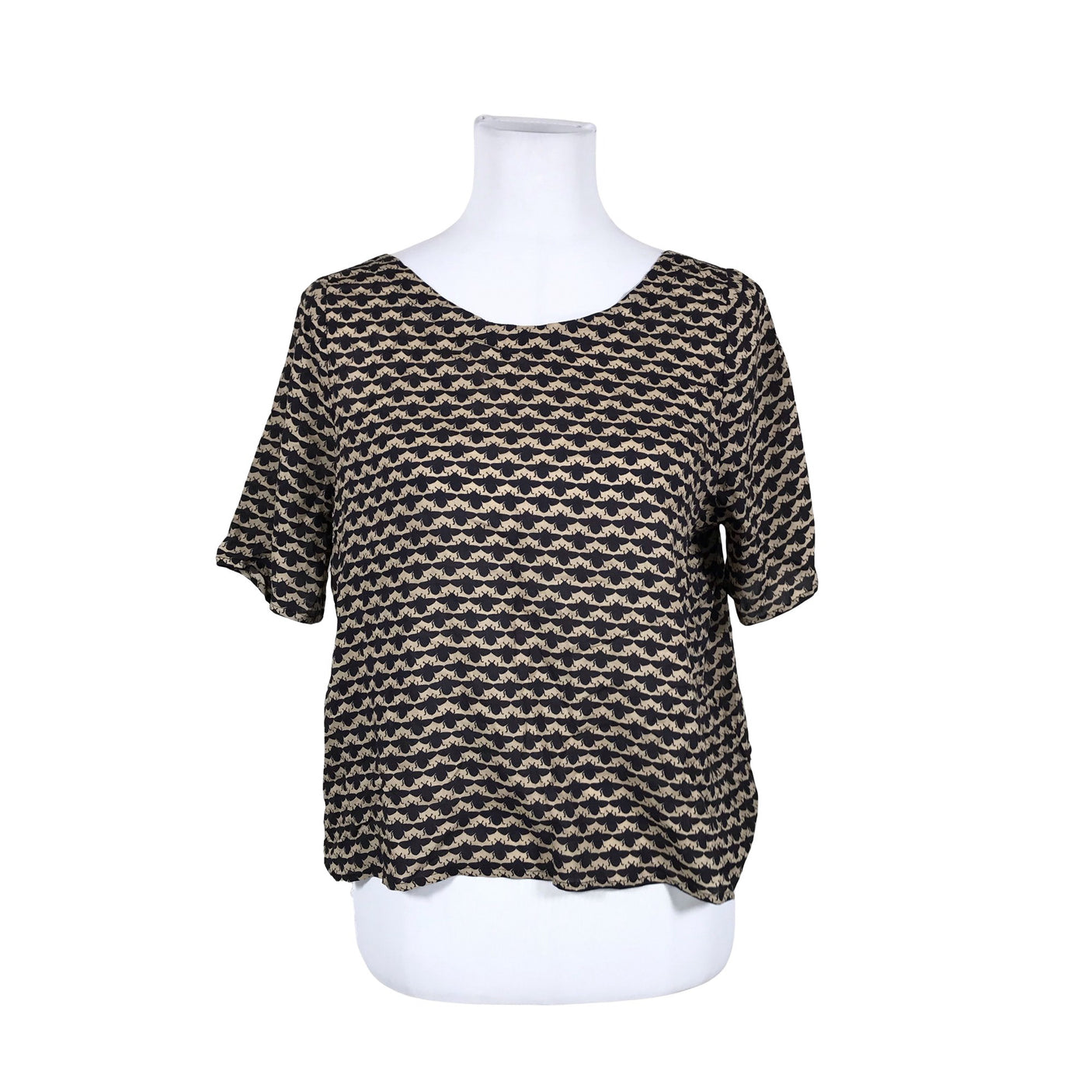 Unisex Rodebjer - Short-sleeved blouse, size 34 - Beige (1)