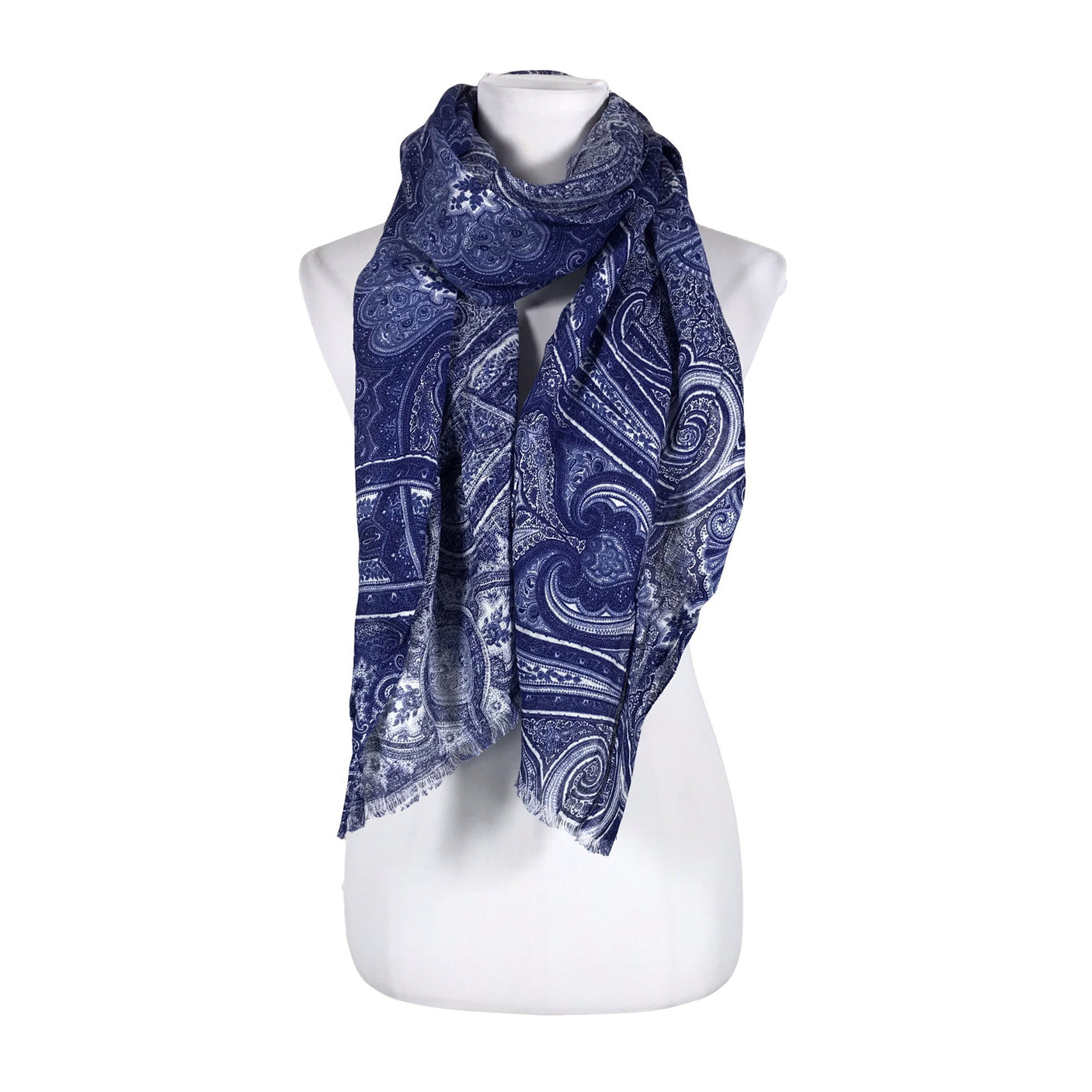 Unisex Massimo Dutti - Scarf, size Midi - Blue (1)