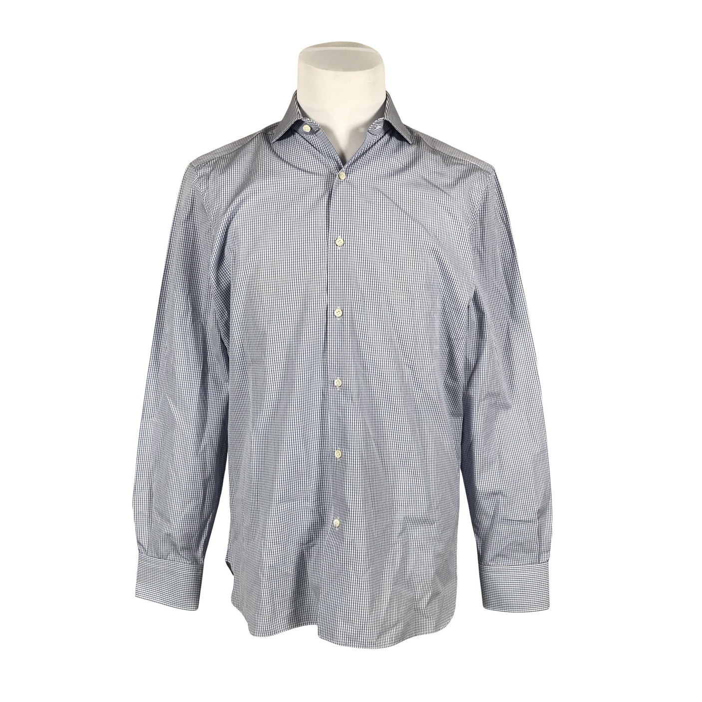Unisex Massimo Dutti - Collared shirt, size L - Light blue (1)