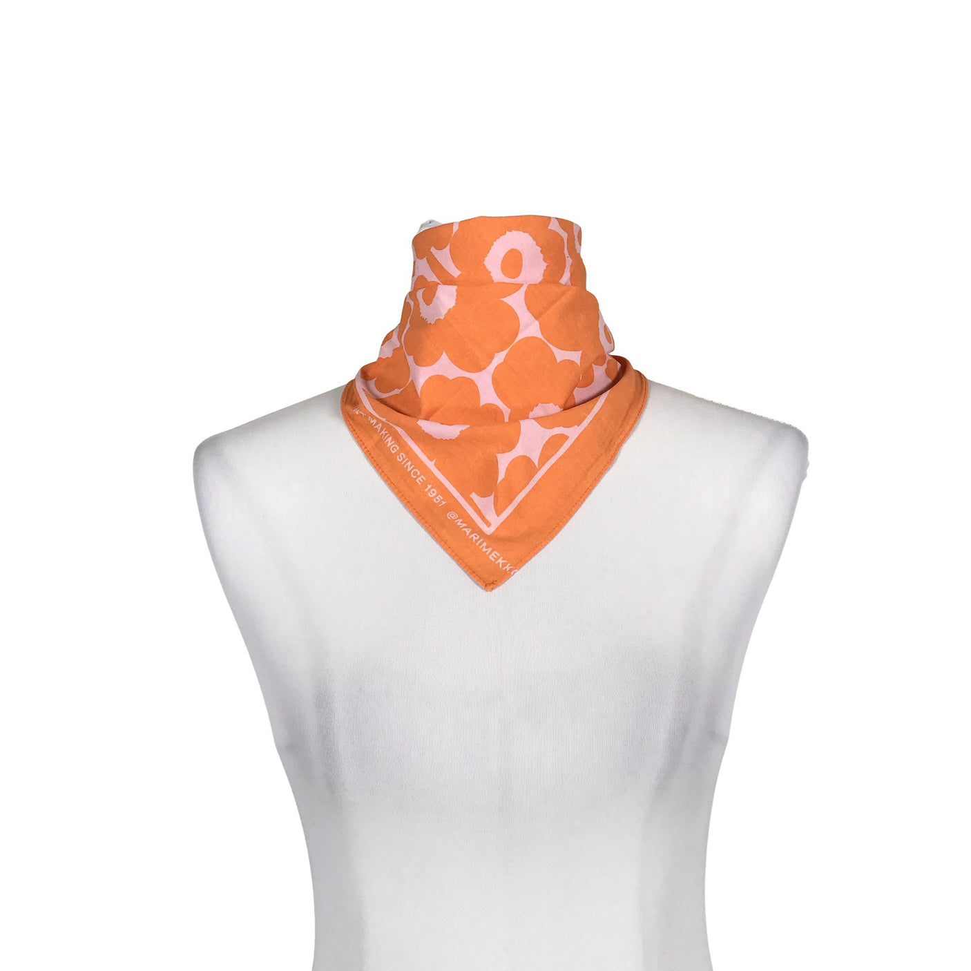 Unisex Marimekko - Scarf, size Mini - Orange (2)