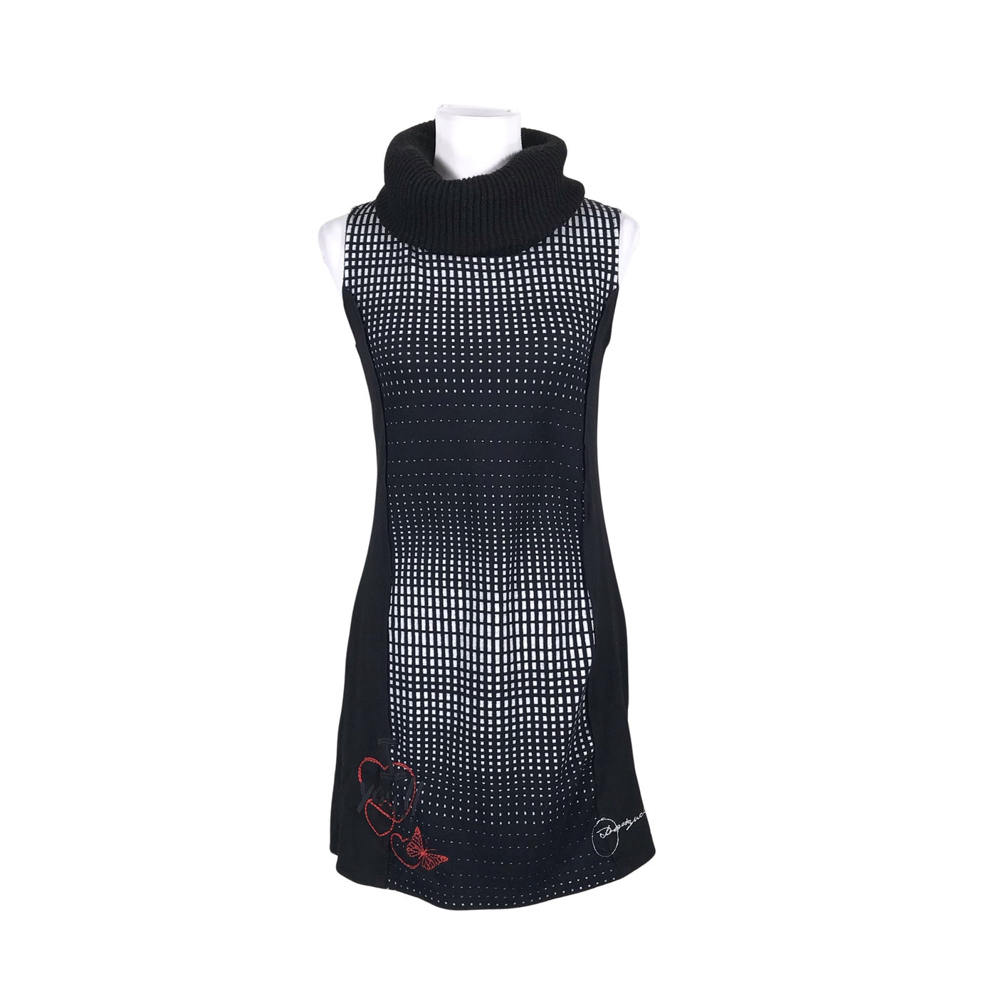 Unisex Desigual - Tricot dress, size 38 - Black (1)