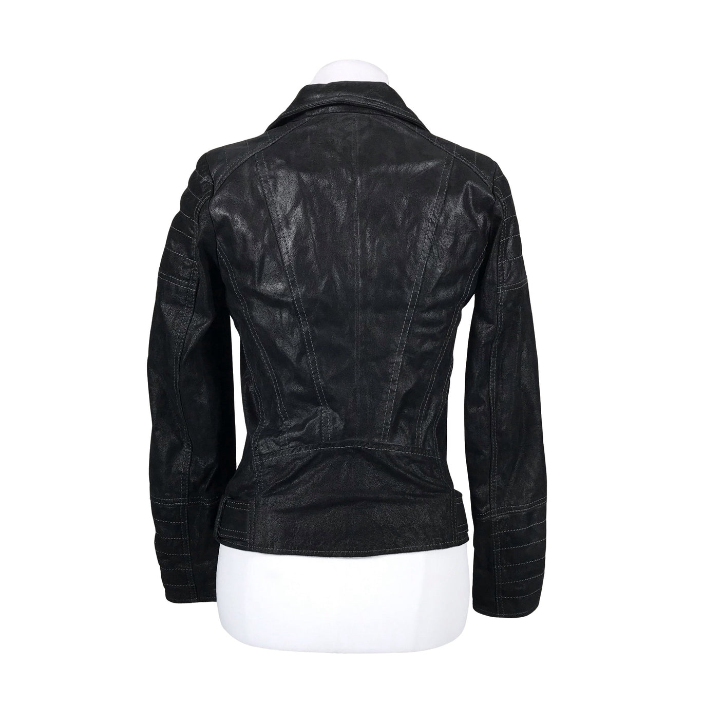 Unisex Jofama - Leather jacket, size 34 - Black (2)