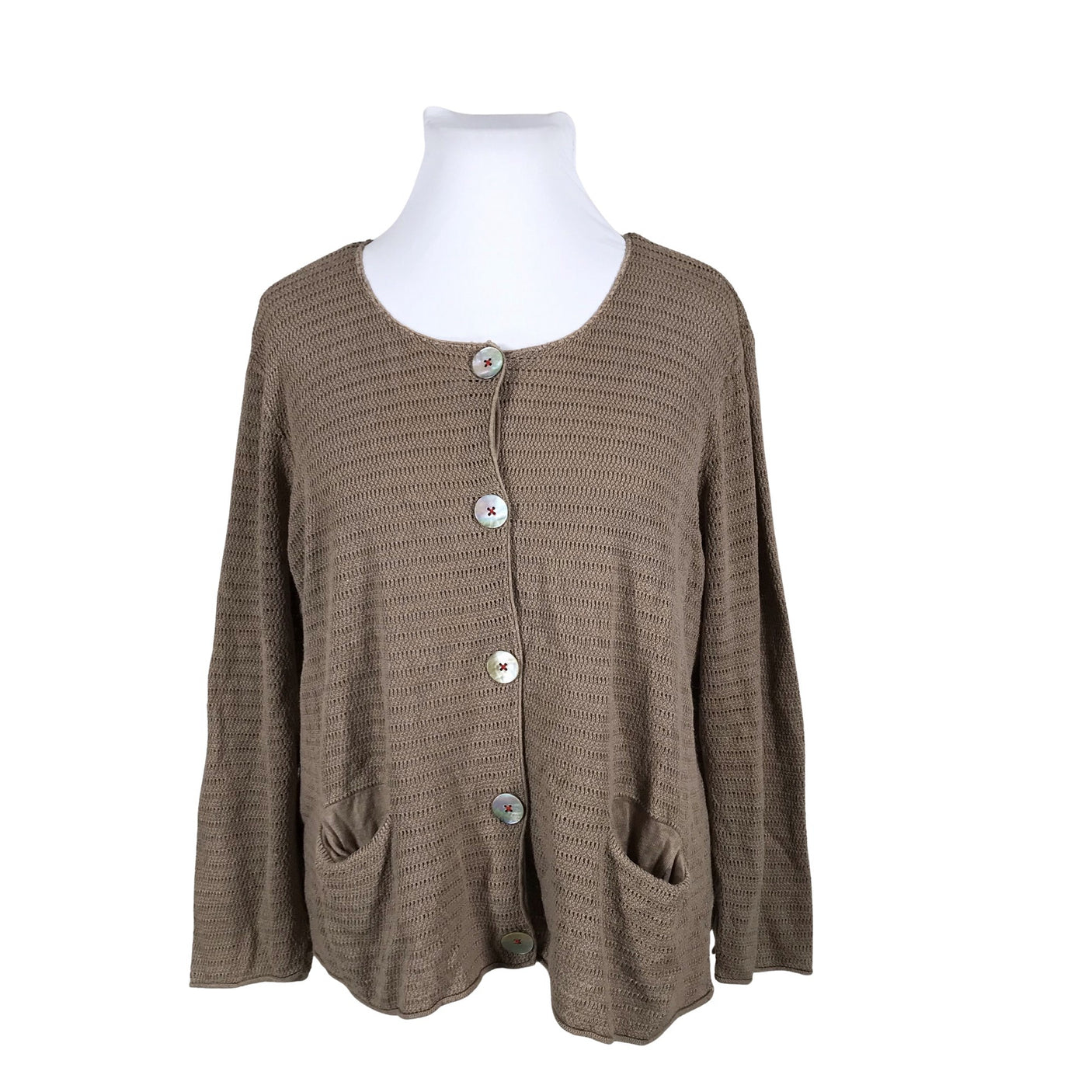 Unisex Gudrun Sjöden - Cardigan, size 44 - Brown (1)