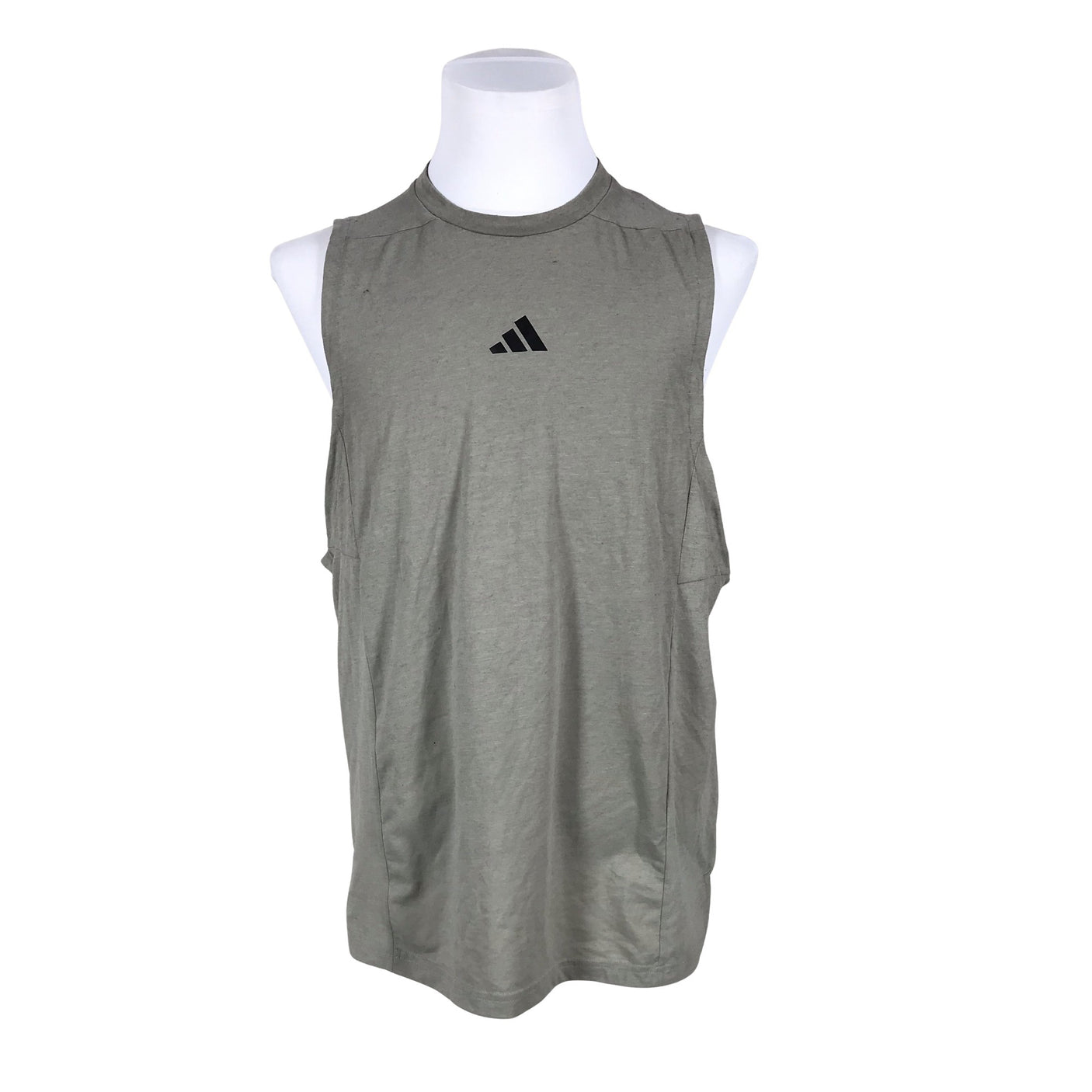 Unisex Adidas - Sleeveless sports top, size L - Green (1)