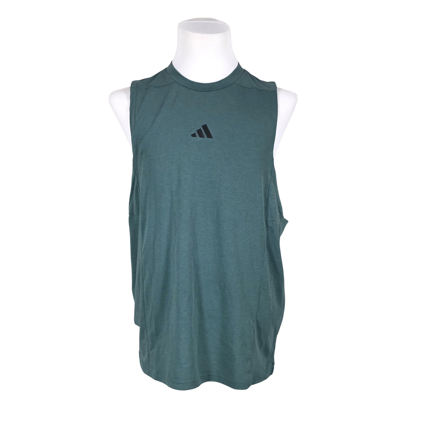 Unisex Adidas - Sleeveless sports top, size L - Turquoise (1)