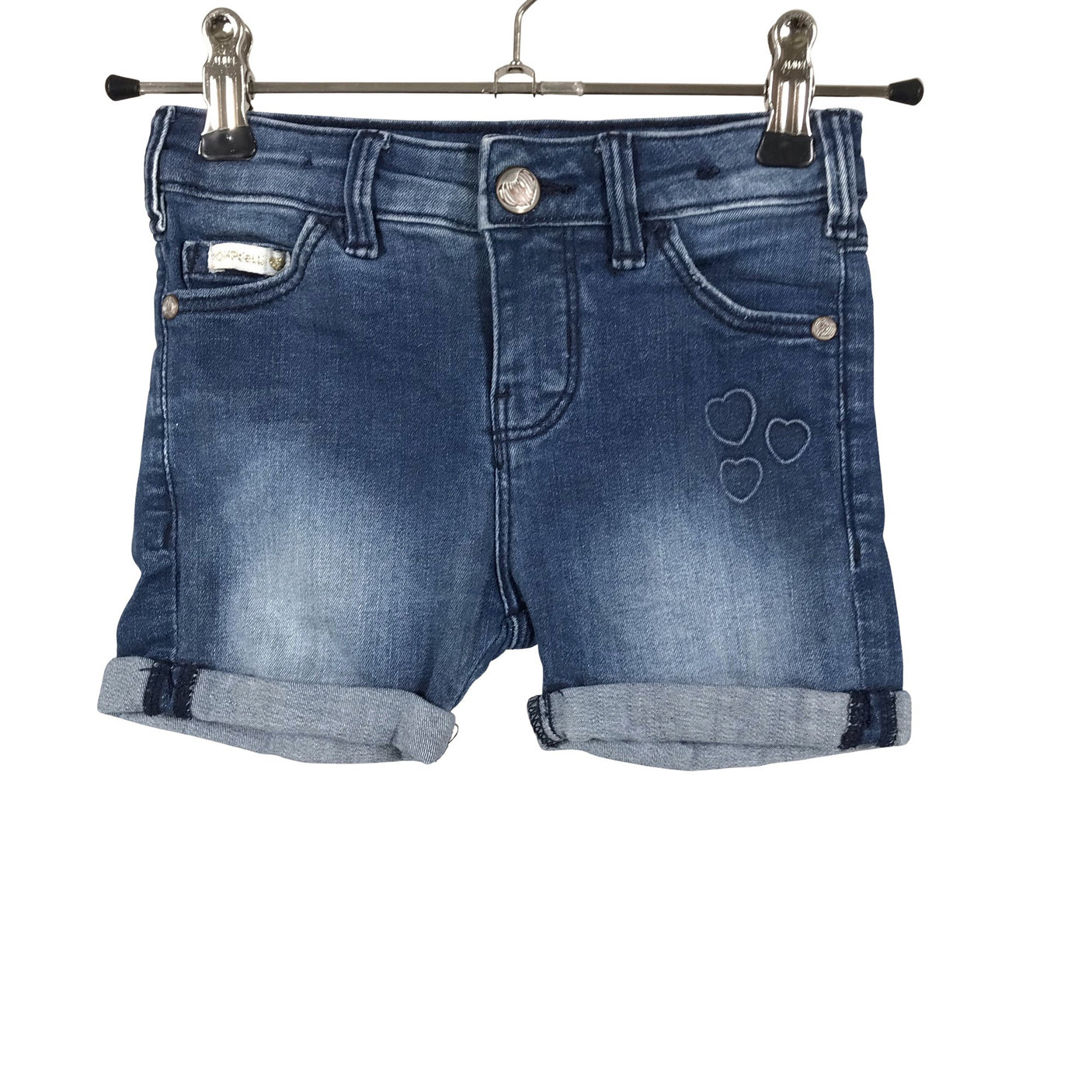 Unisex POMPdeLUX - Denim shorts, size 98 - 104 - Blue (1)