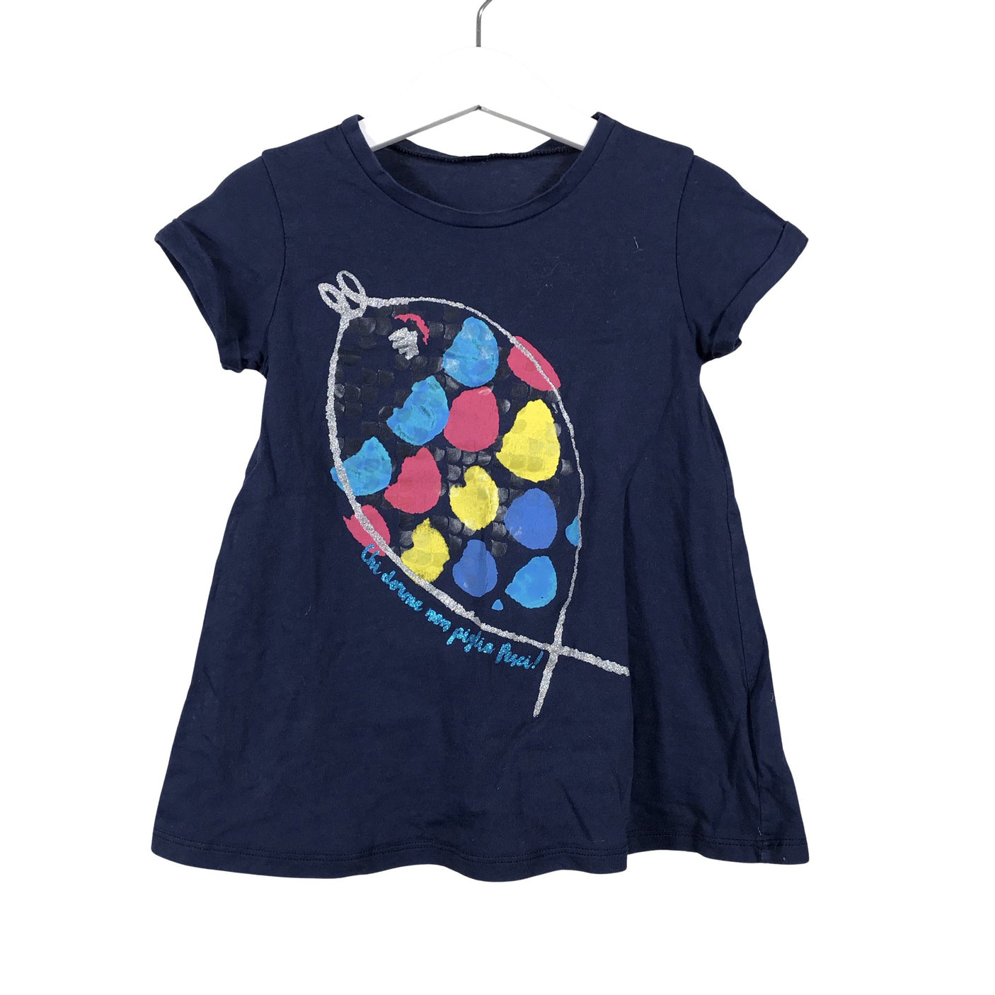 Unisex Benetton - T-shirt, size 104 - 110 - Blue (1)