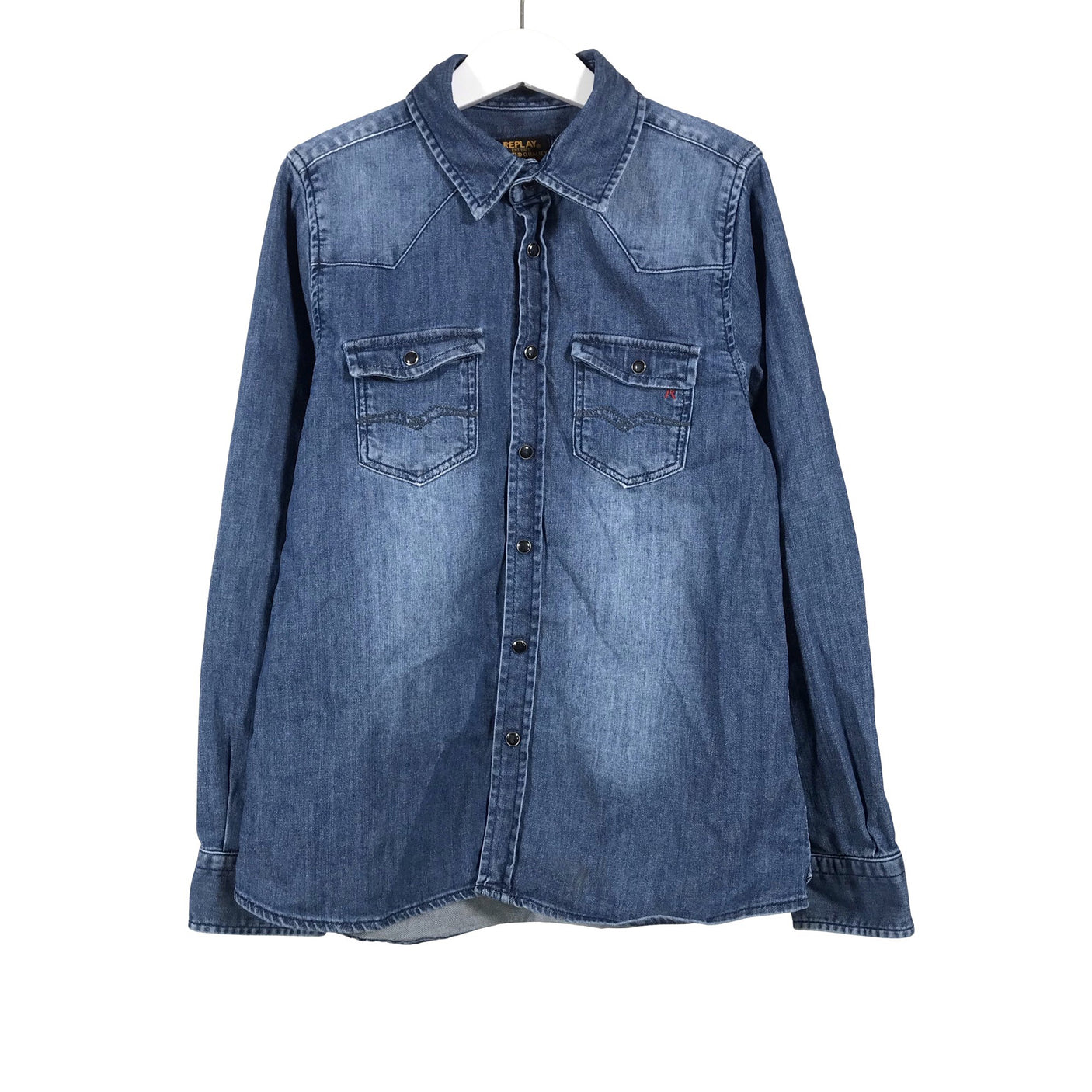 Unisex Replay - Denim shirt, size 134 - 140 - Blue (1)