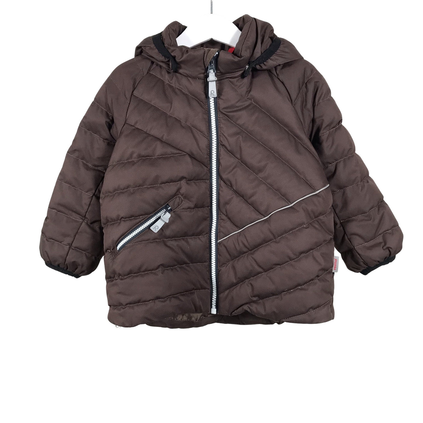 Unisex Reima - Down jacket, size 86 - 92 - Brown (1)
