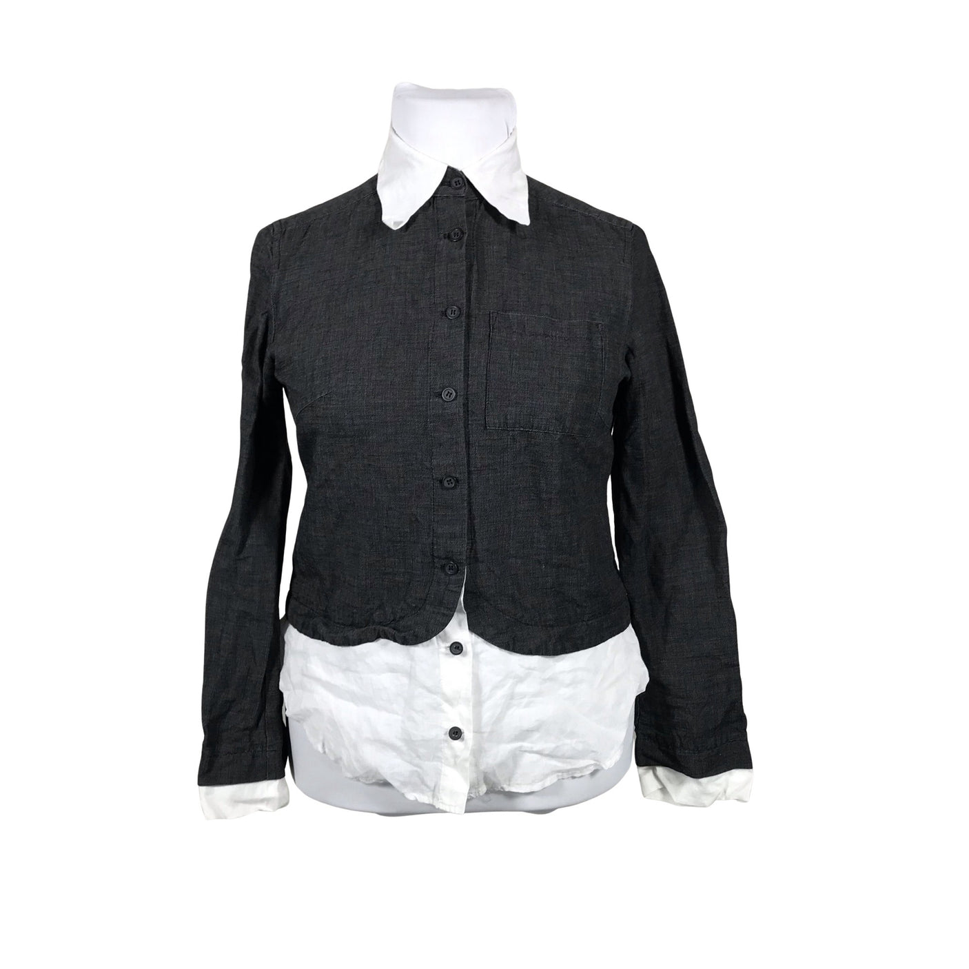 Unisex Bitte Kai Rand - Collared shirt, size 42 - Gray (1)