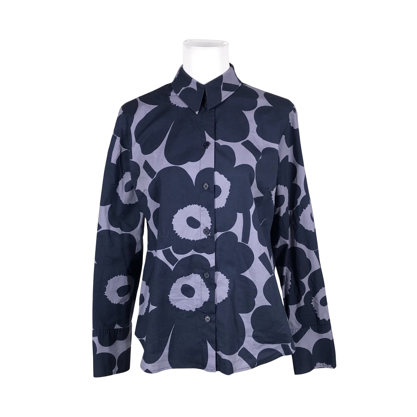 Unisex Marimekko - Collared shirt, size 40 - Blue (1)