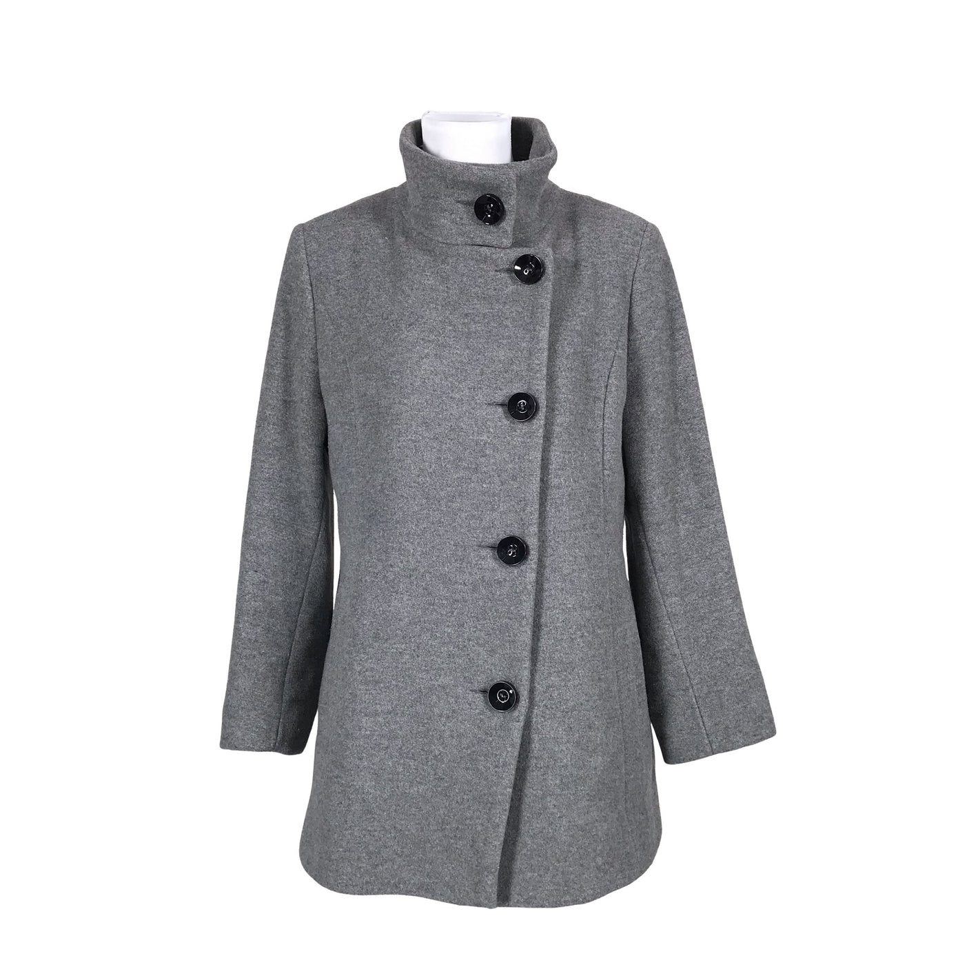 Unisex S.T.I - Wool coat, size 38 - Gray (1)