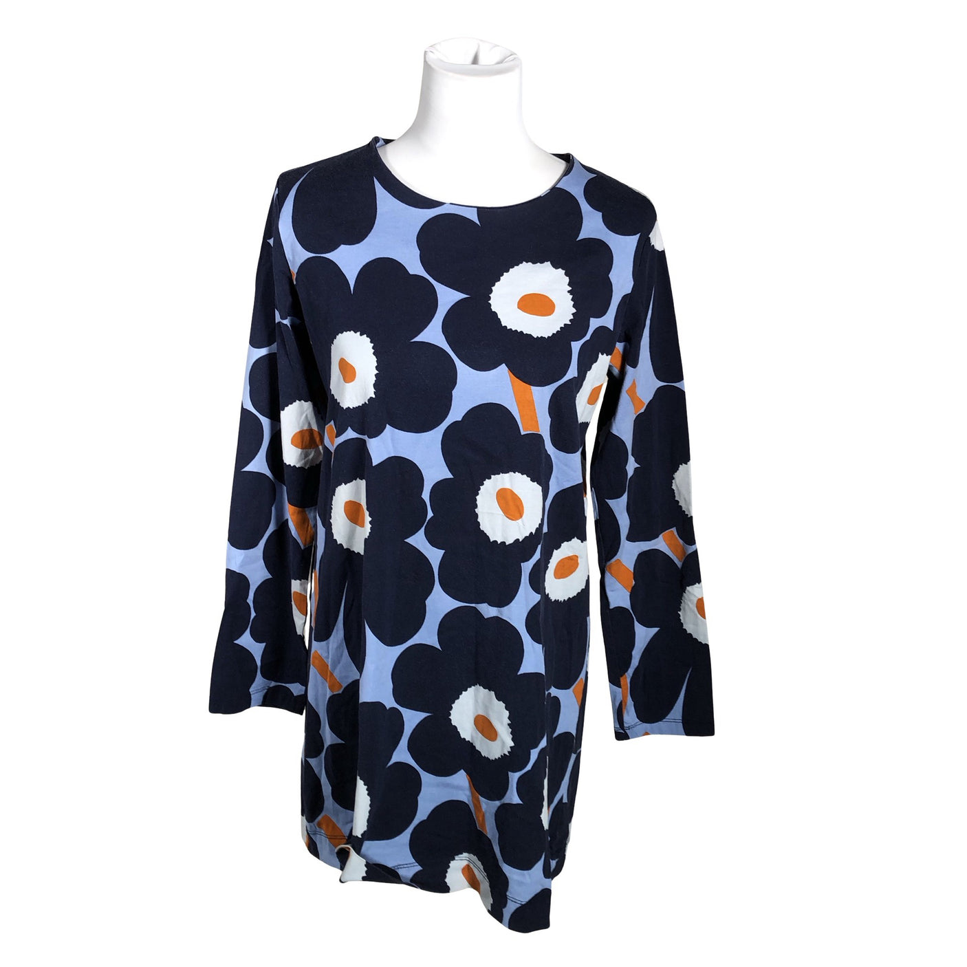 Unisex Marimekko - Tricot dress, size 38 - Blue (1)