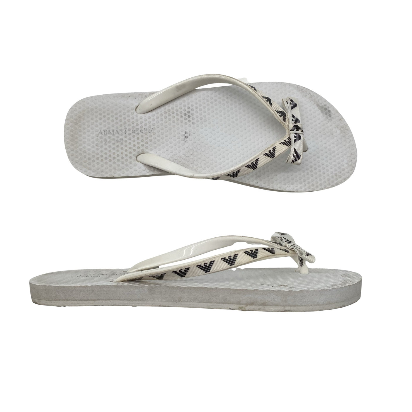 Unisex Armani Jeans - Beach sandals, size 38 - White (1)