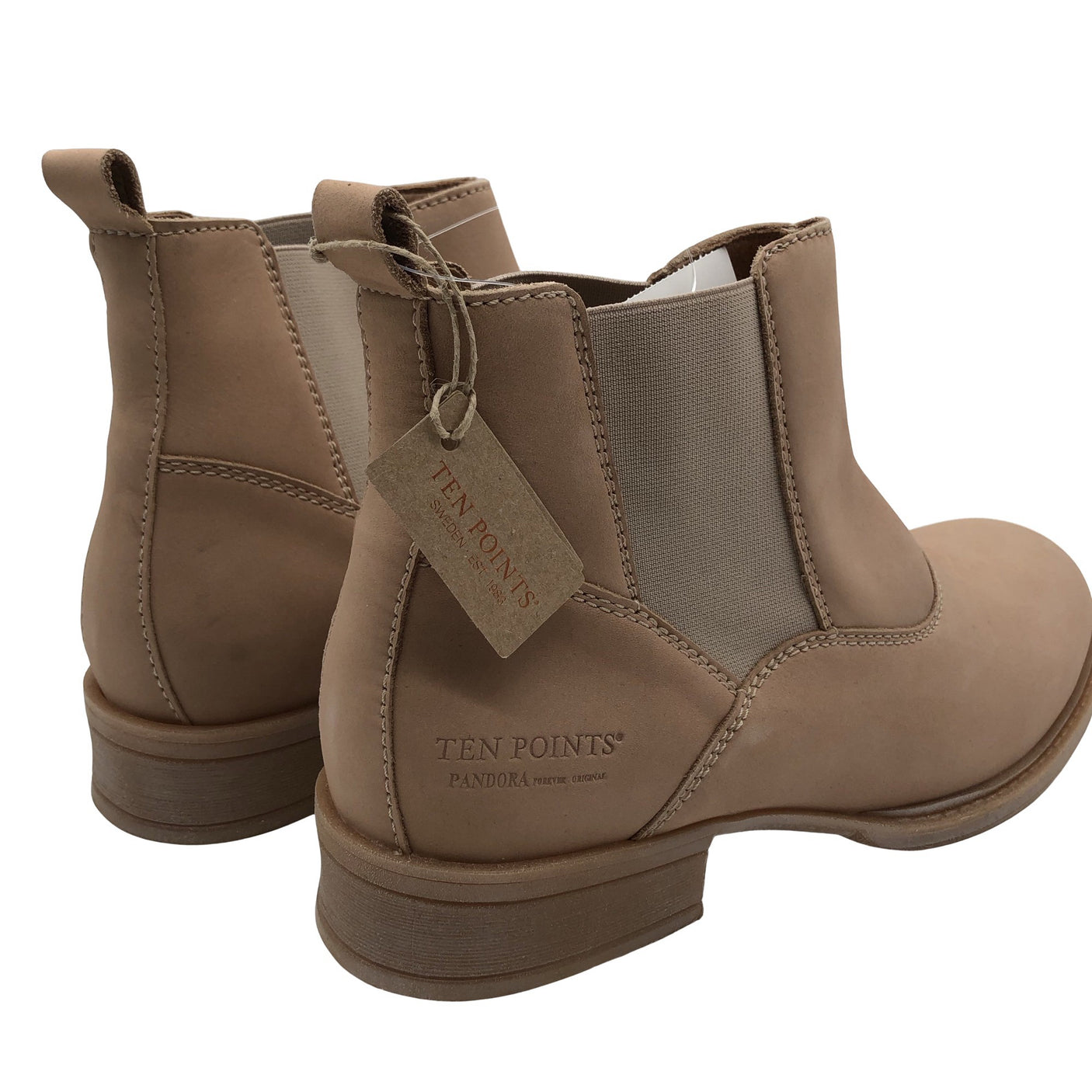 Unisex Ten Points - Ankle boots, size 41 - Beige (3)