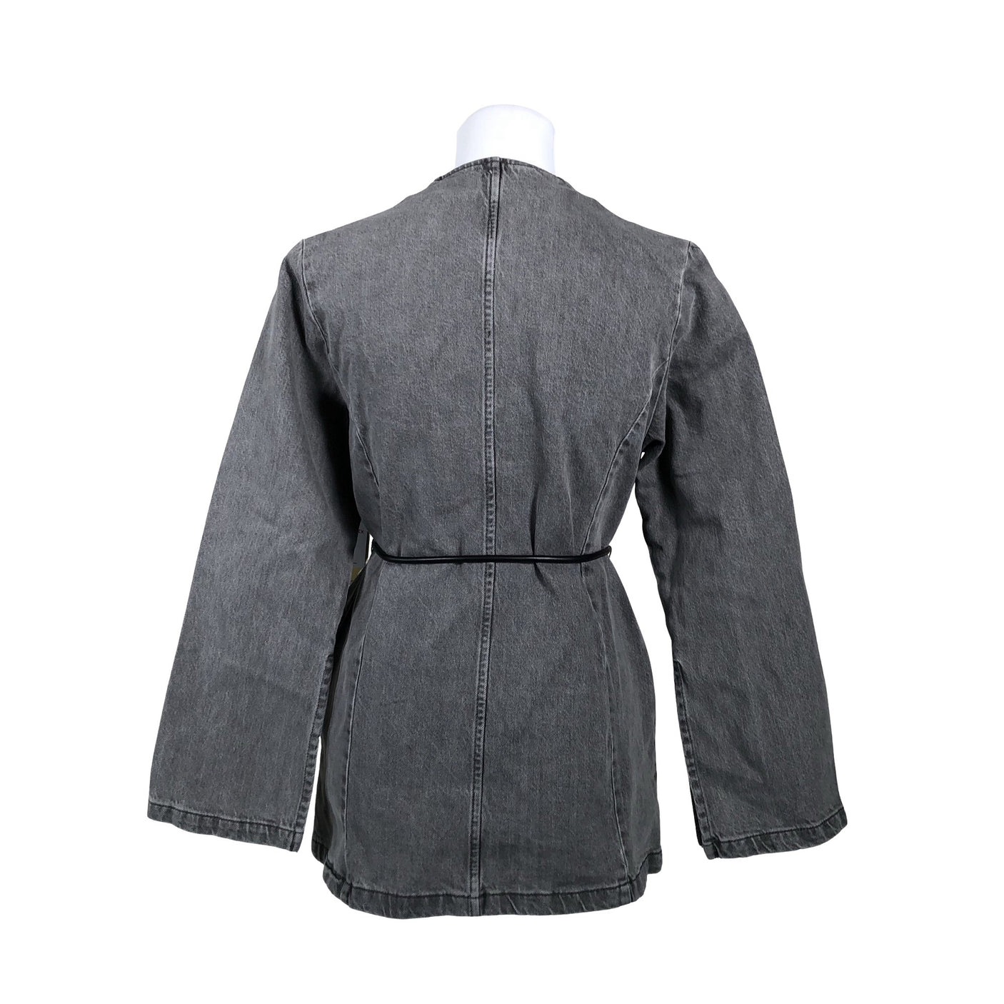 Unisex Lindex - Denim jacket, size 36 - Gray (2)