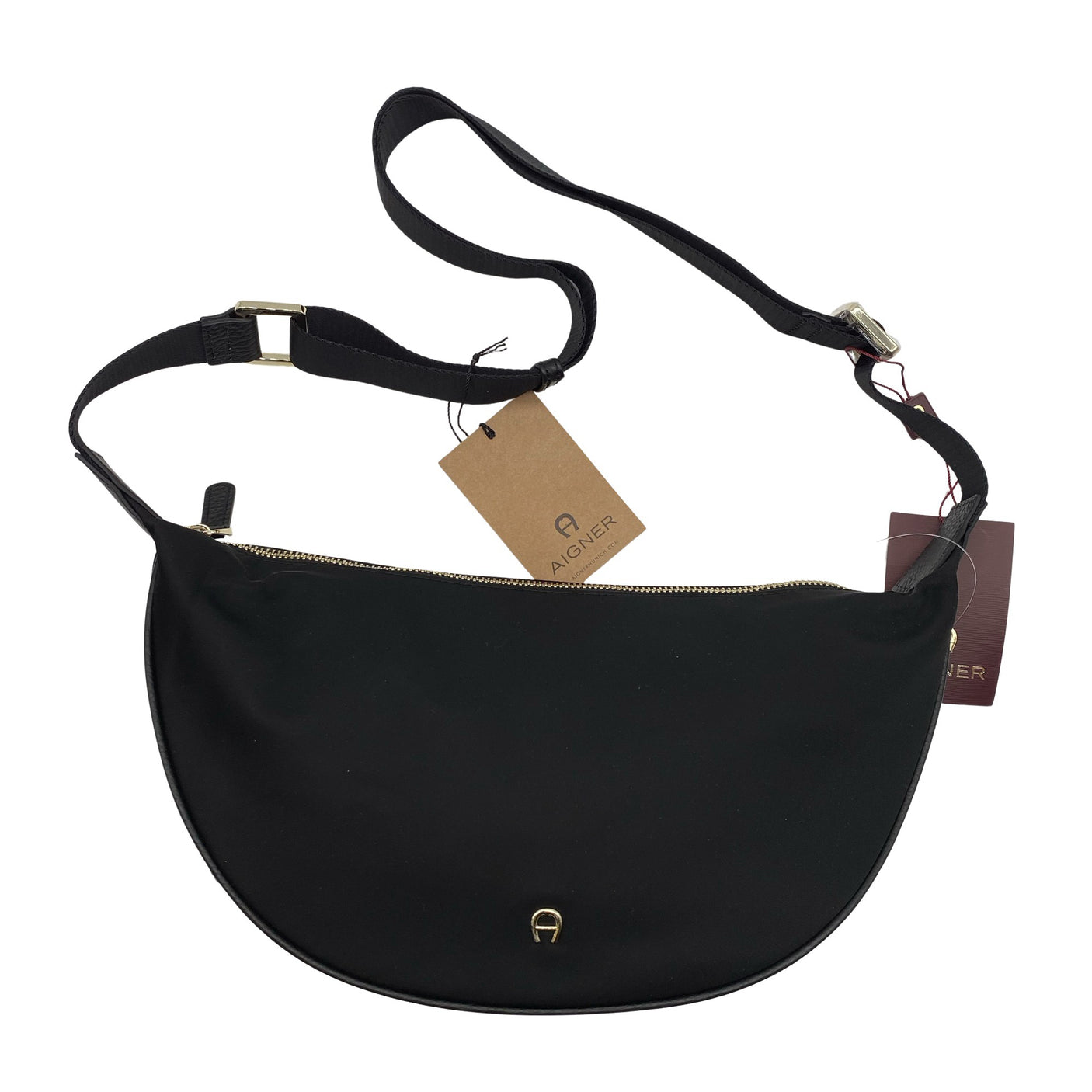 Unisex Aigner - Shoulder bag, size Midi - Black (1)