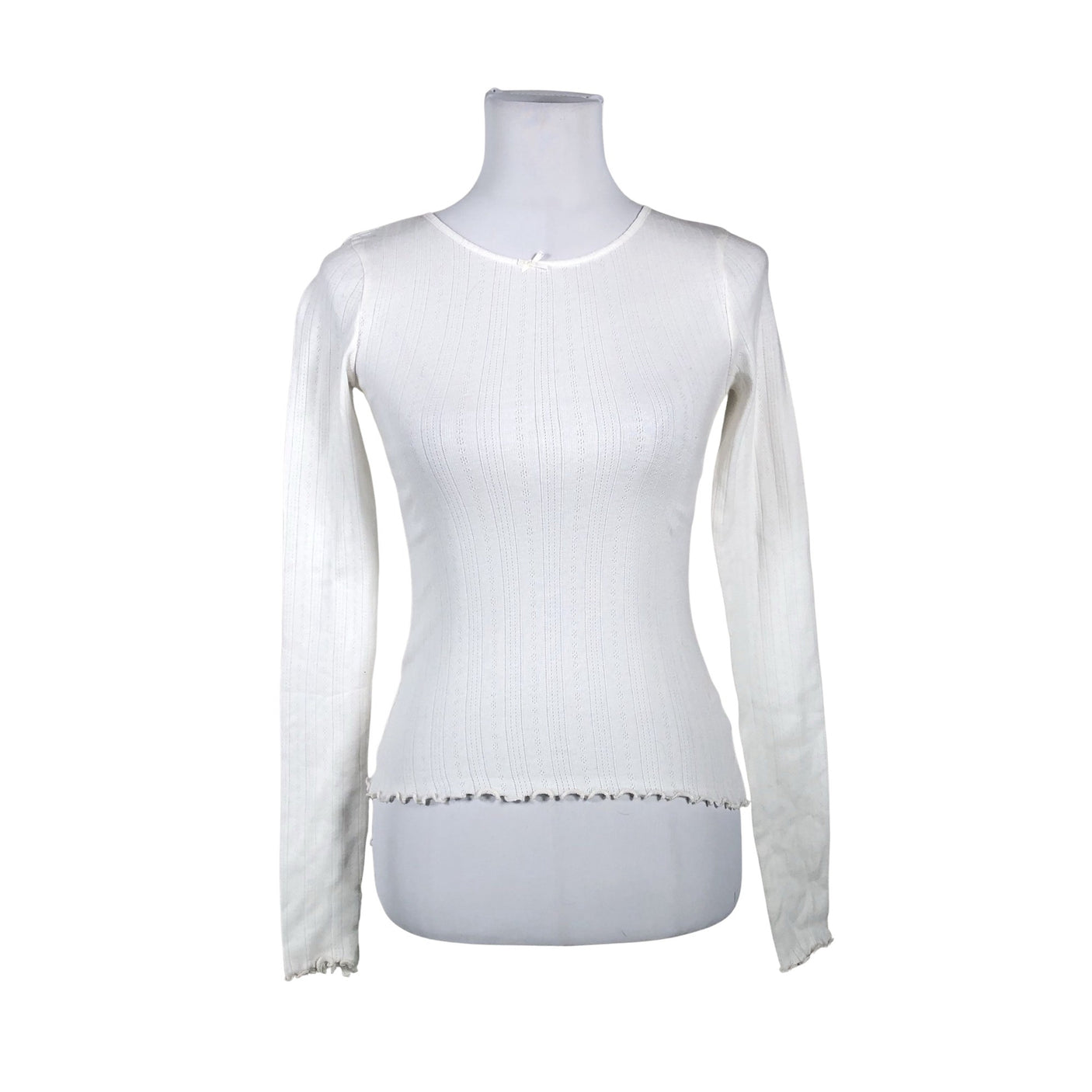 Unisex Lindex - Tricot shirt, size 32 - White (1)