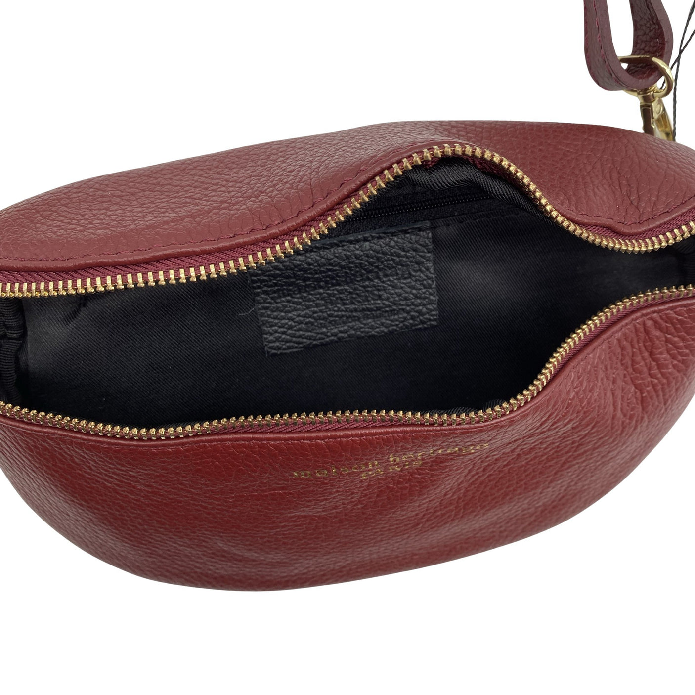 Unisex Maison Héritage - Belt bag, size Mini - Wine red (3)