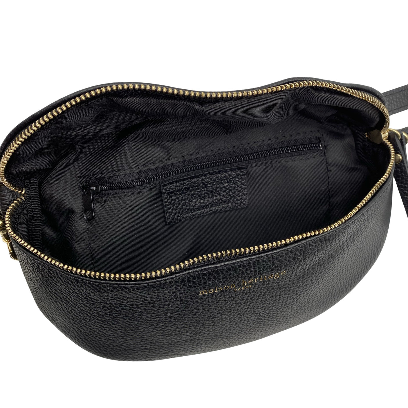 Unisex Maison Héritage - Belt bag, size Mini - Black (3)