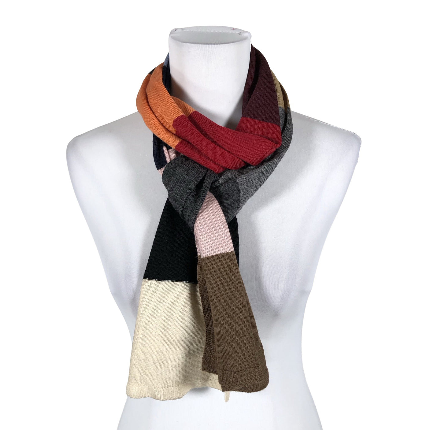 Unisex Boomerang - Scarf, size Midi - Brown (2)