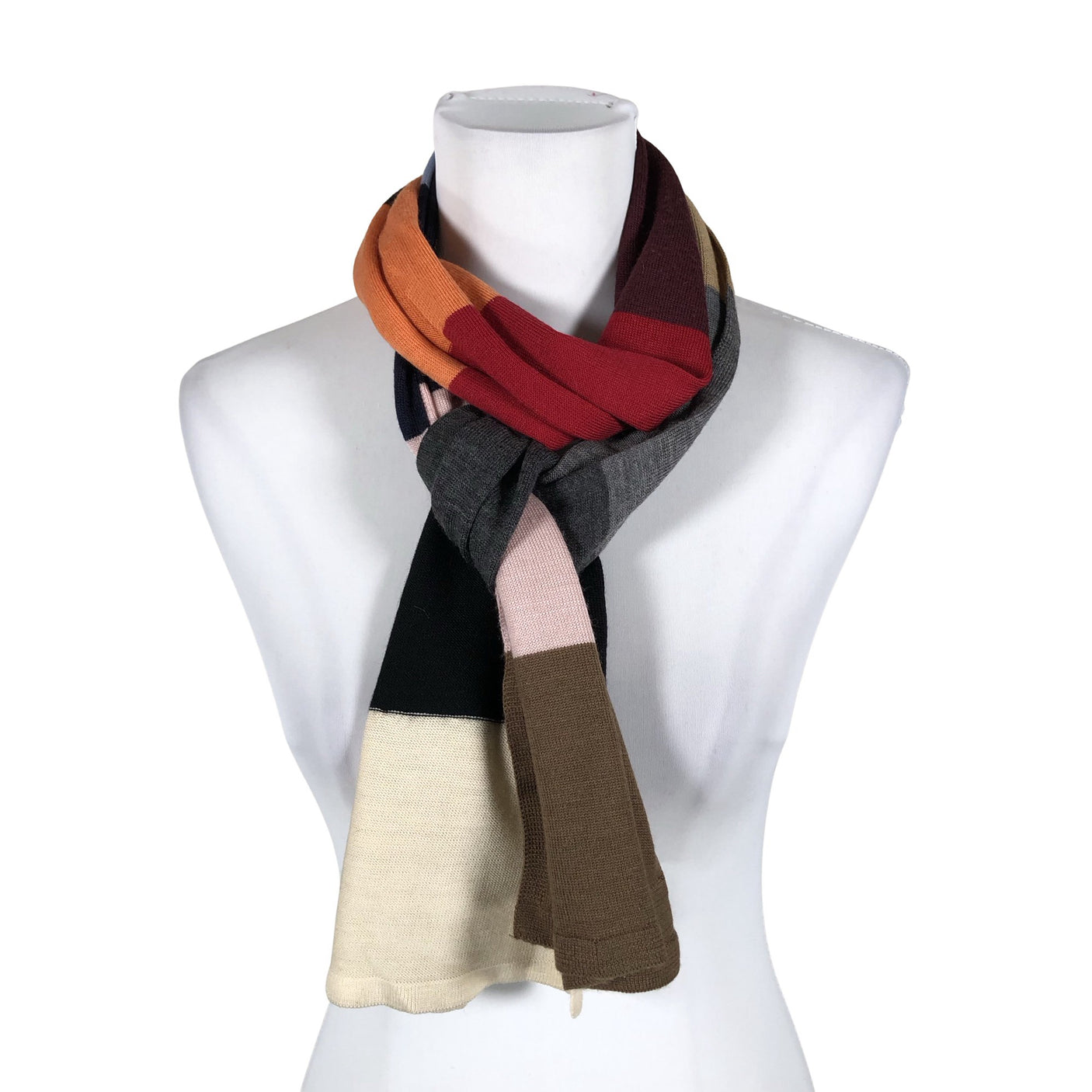 Unisex Boomerang - Scarf, size Midi - Brown (1)