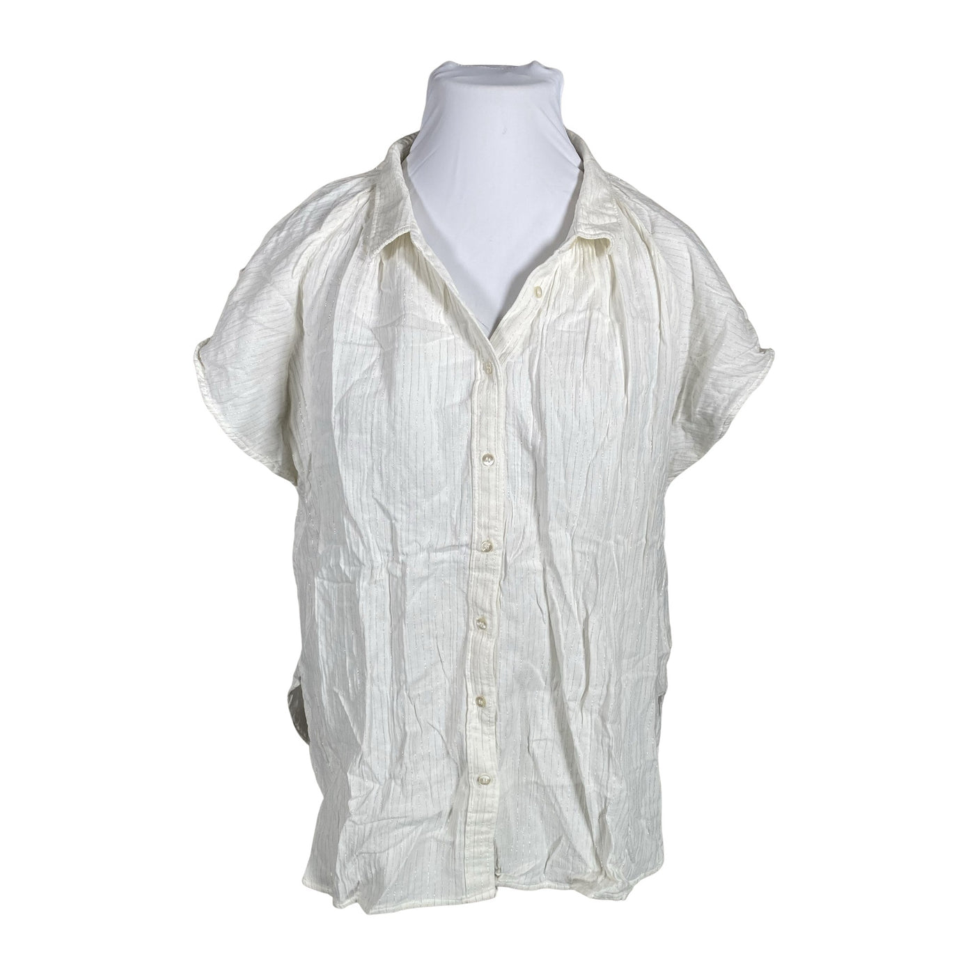 Unisex Gap - Short-sleeved blouse, size 44 - White (1)