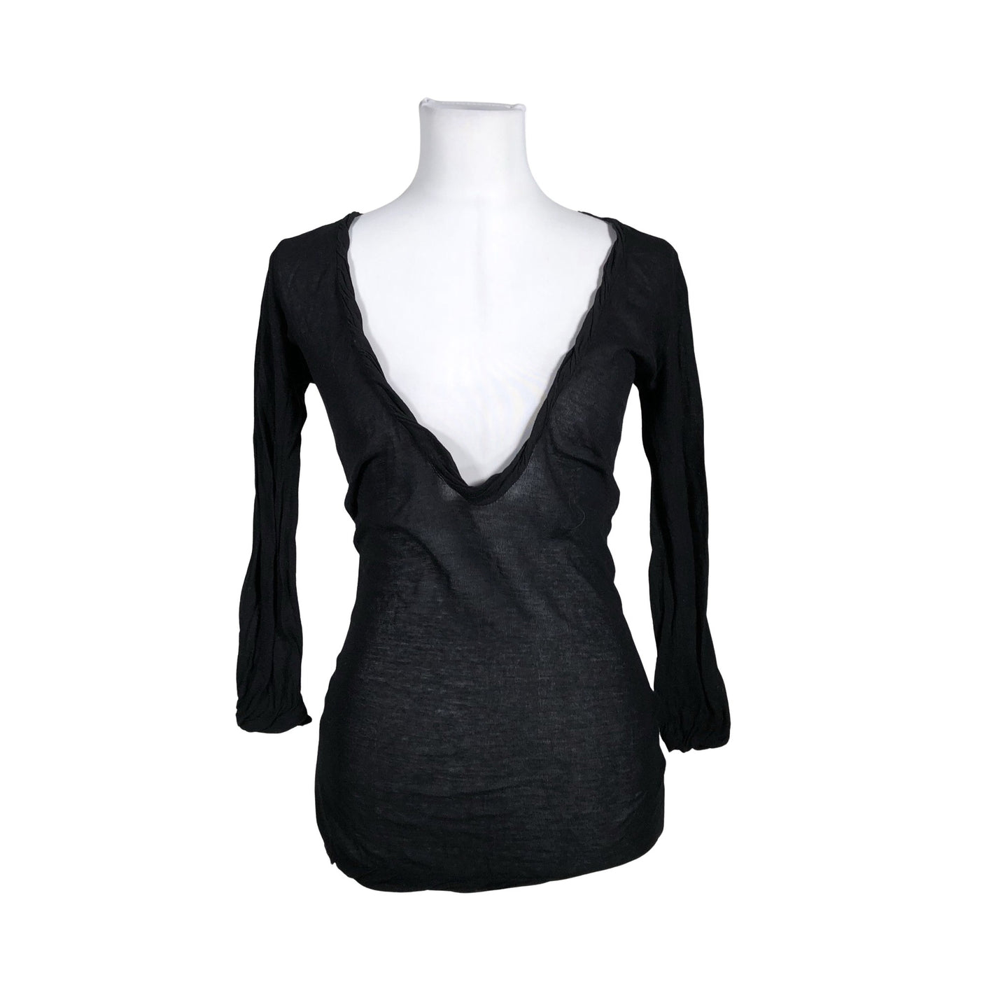Unisex Benetton - Tricot shirt, size 36 - Black (1)